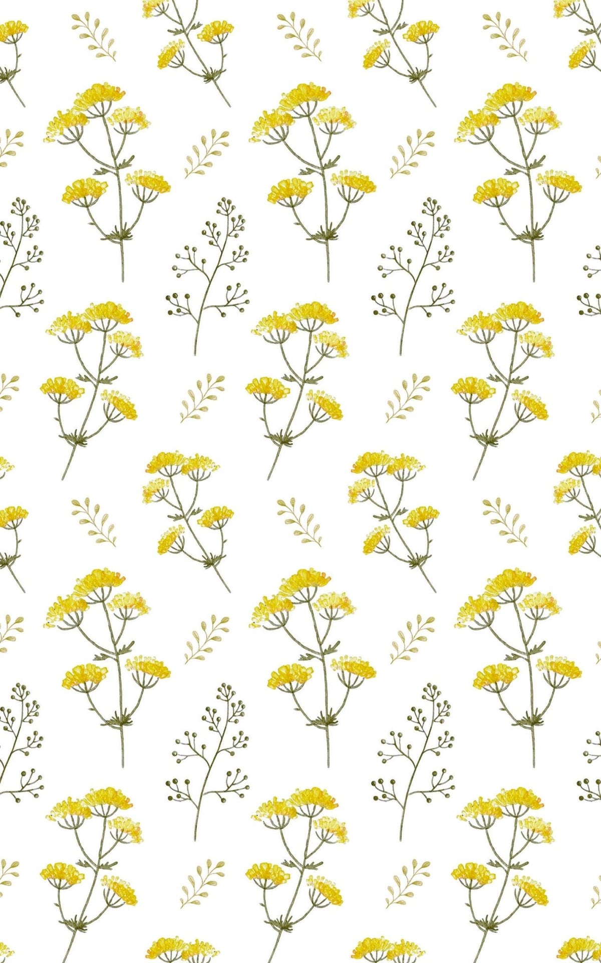Yellow Spring Flowers - London Penny Gift Wrap