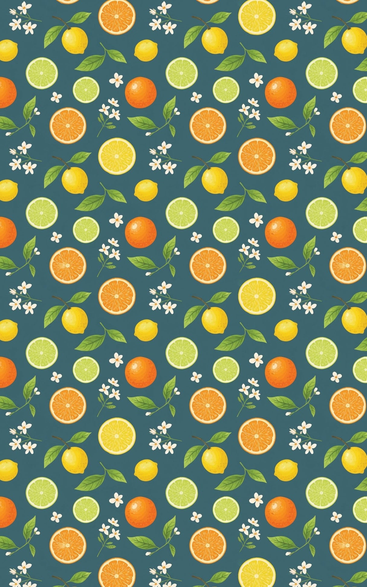 Citrus Zest - London Penny Gift Wrap