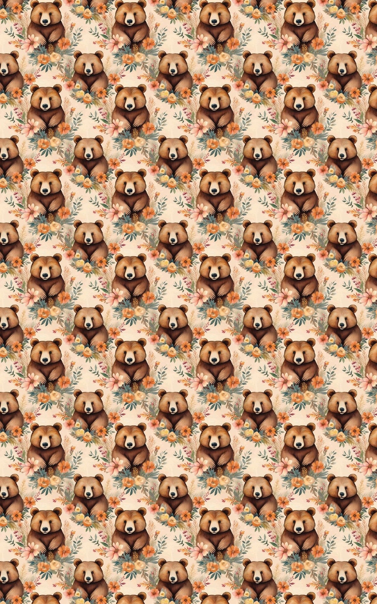 Botanic Bears - London Penny Gift Wrap
