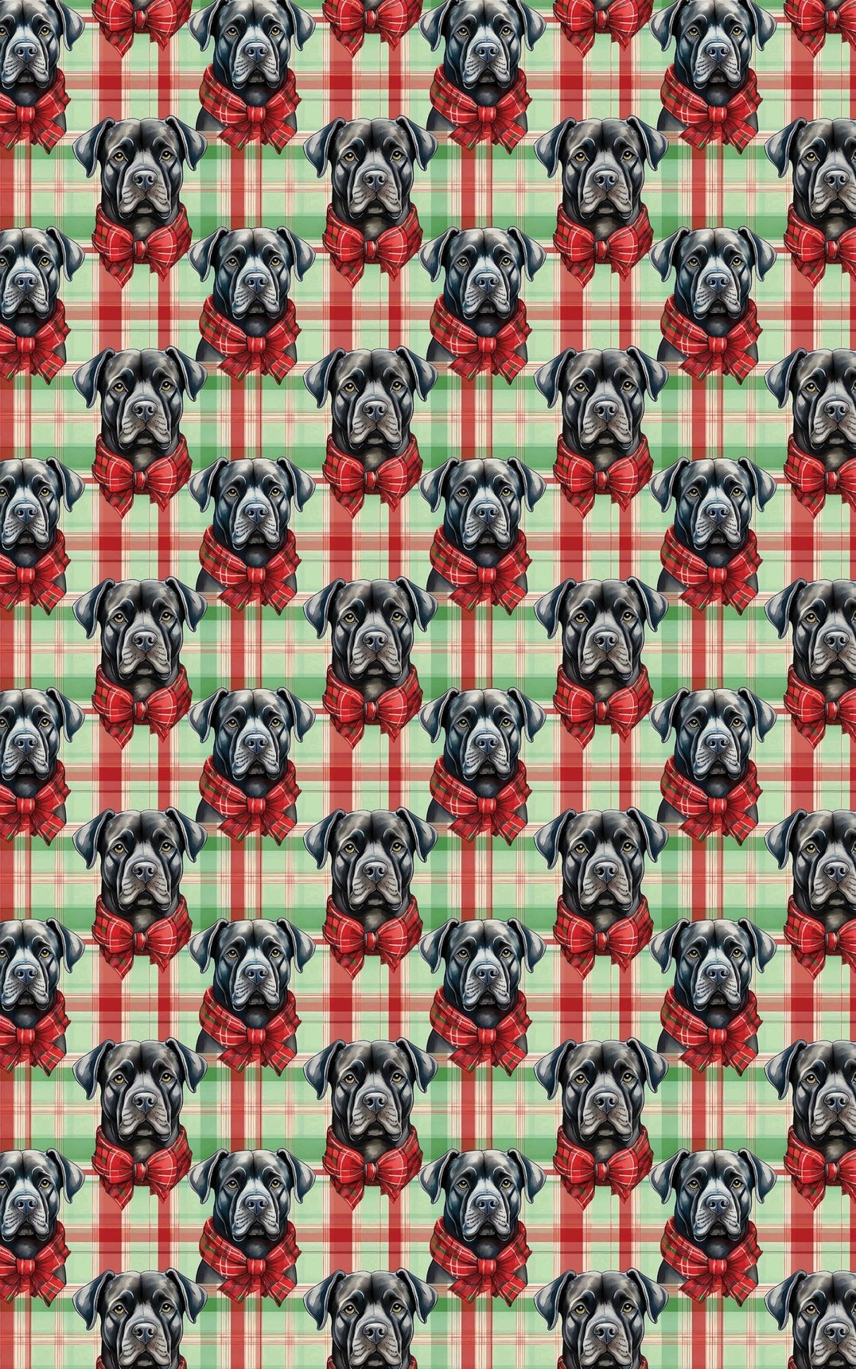 Cane Corso Plaid Parade - London Penny Gift Wrap