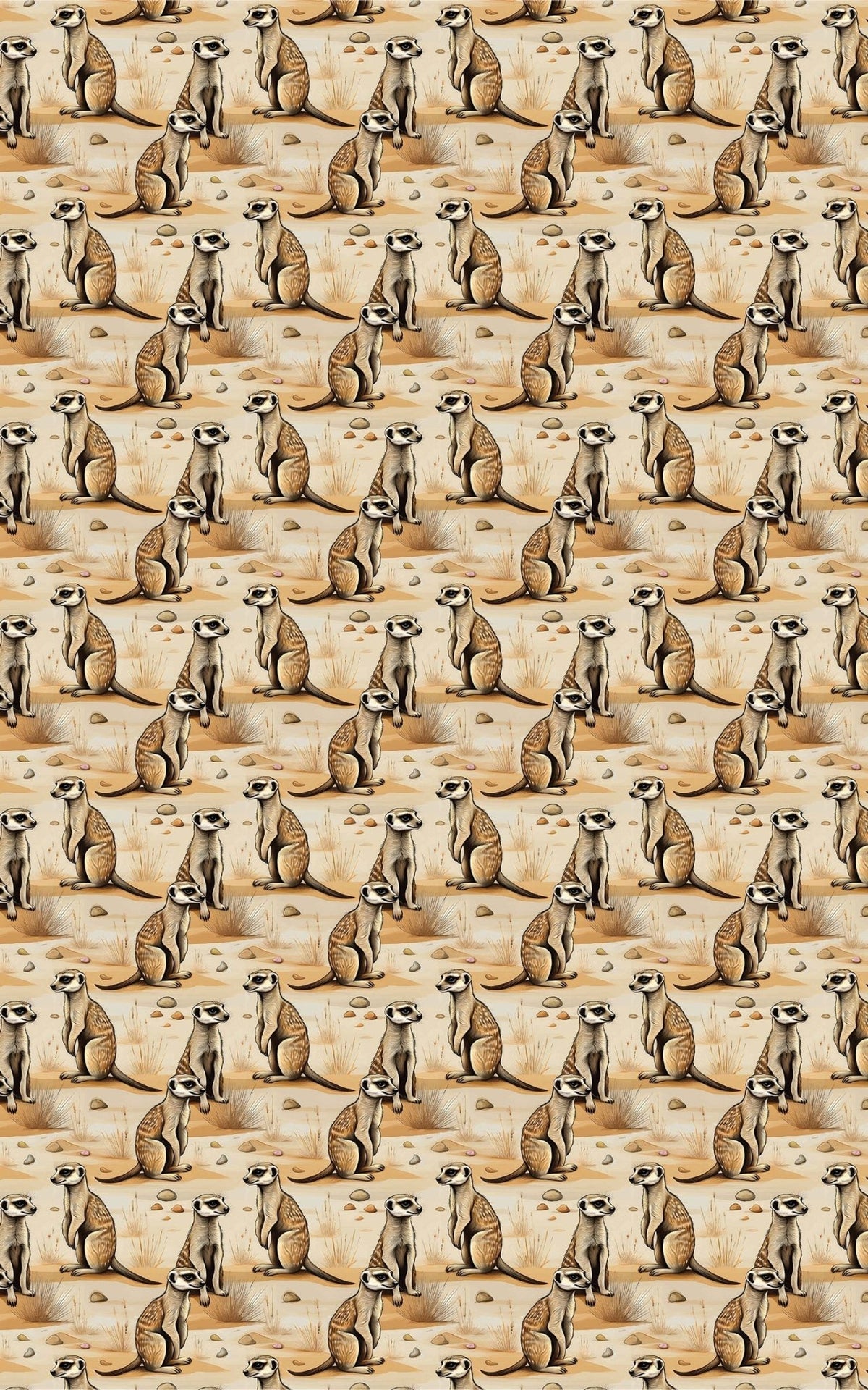 Safari Stroll: Meerkat - London Penny Gift Wrap