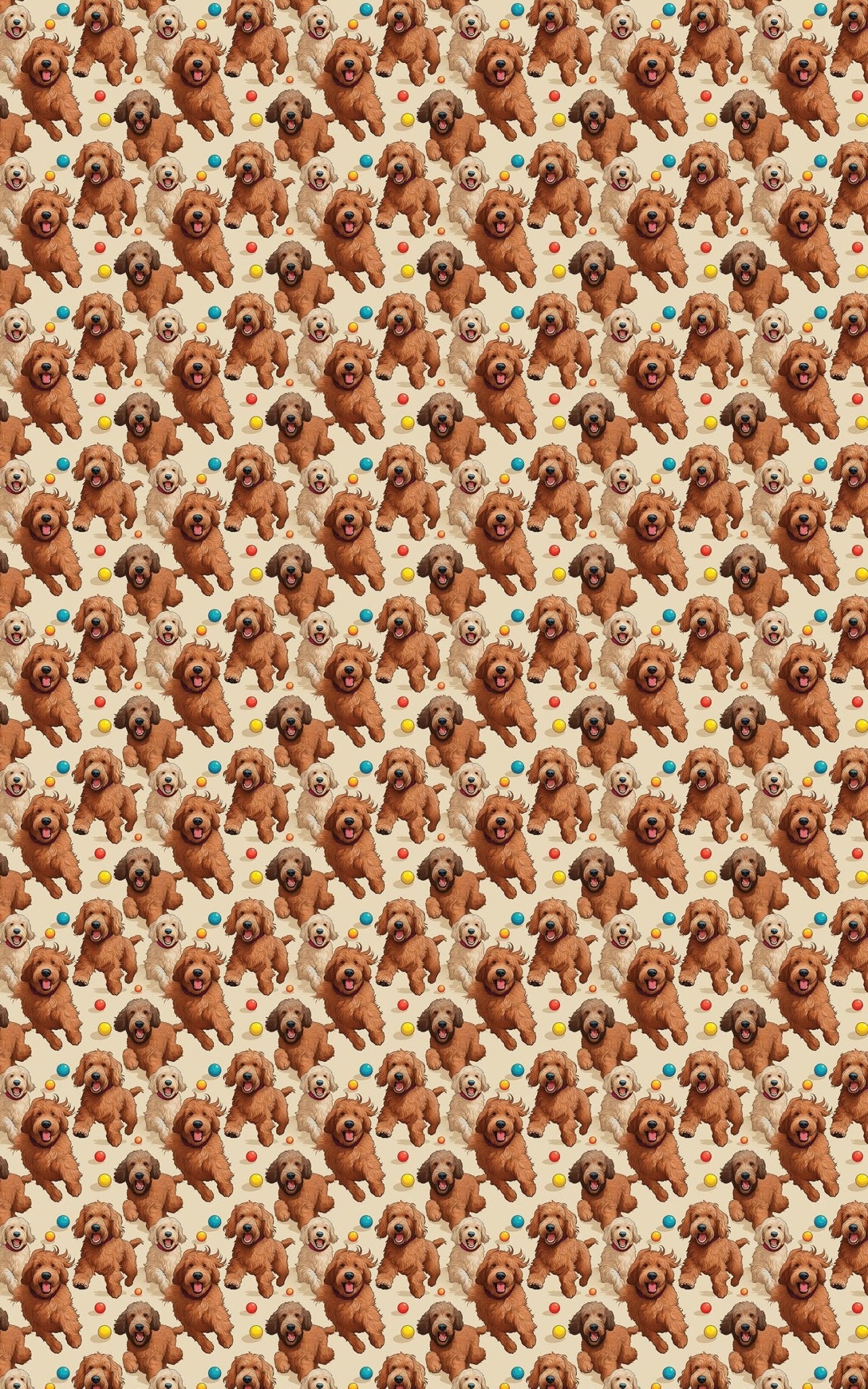 Doodle Frolics - London Penny Gift Wrap