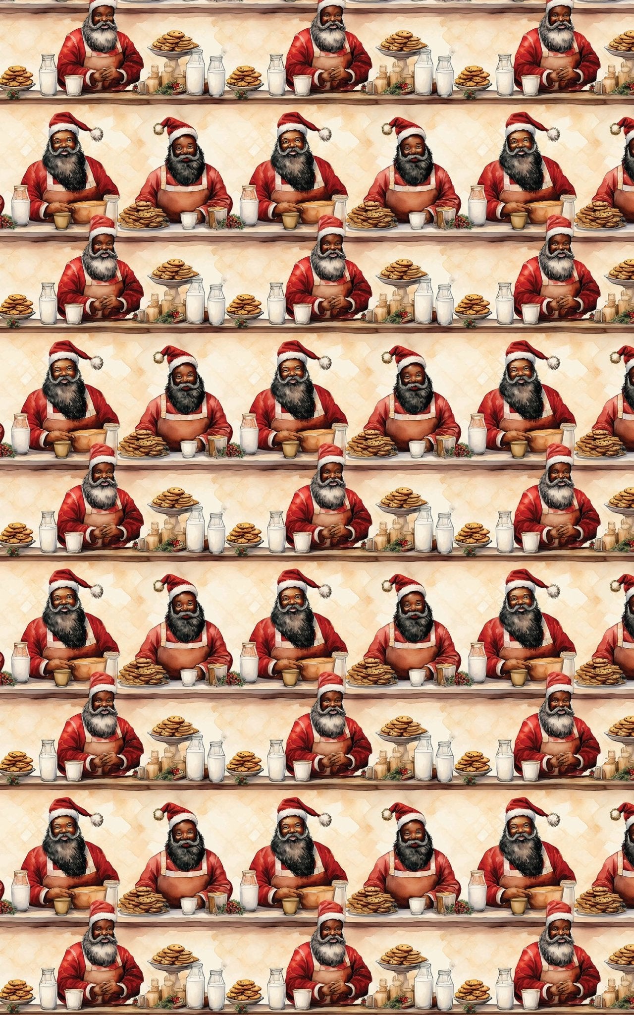 Santas Cookie Break - London Penny Gift Wrap