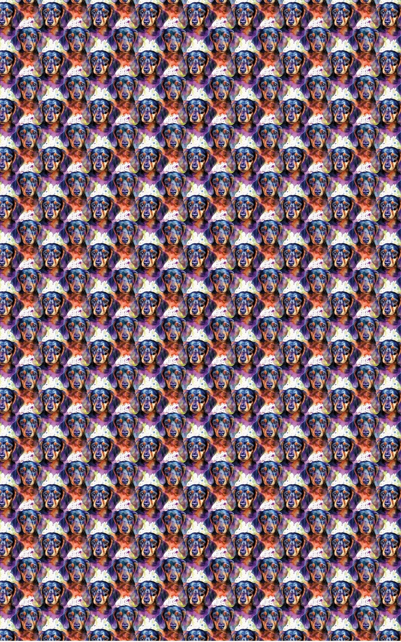 The Dashing Dachshund - London Penny Gift Wrap