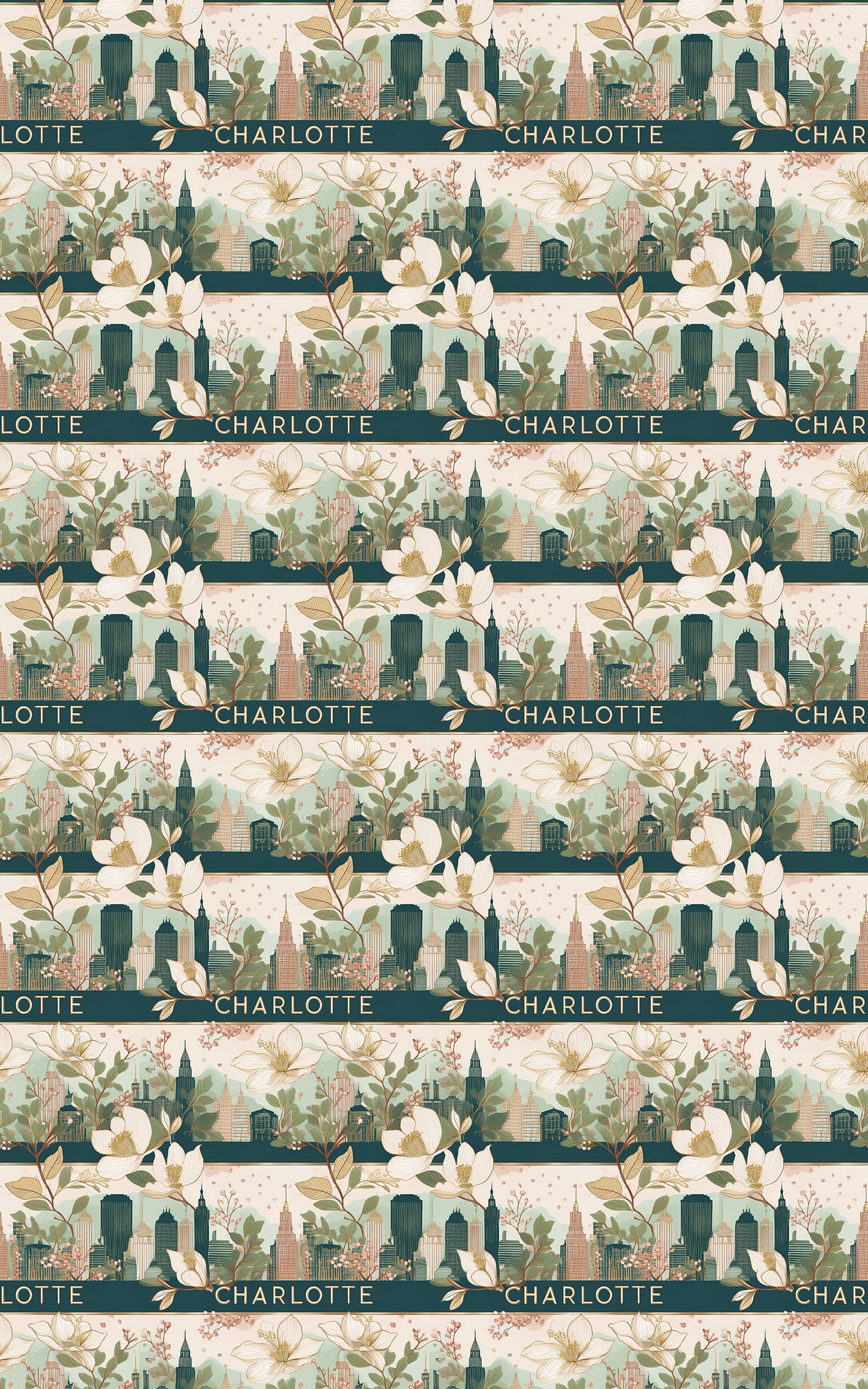 Charlotte – Modern Southern Elegance Wrapping Paper