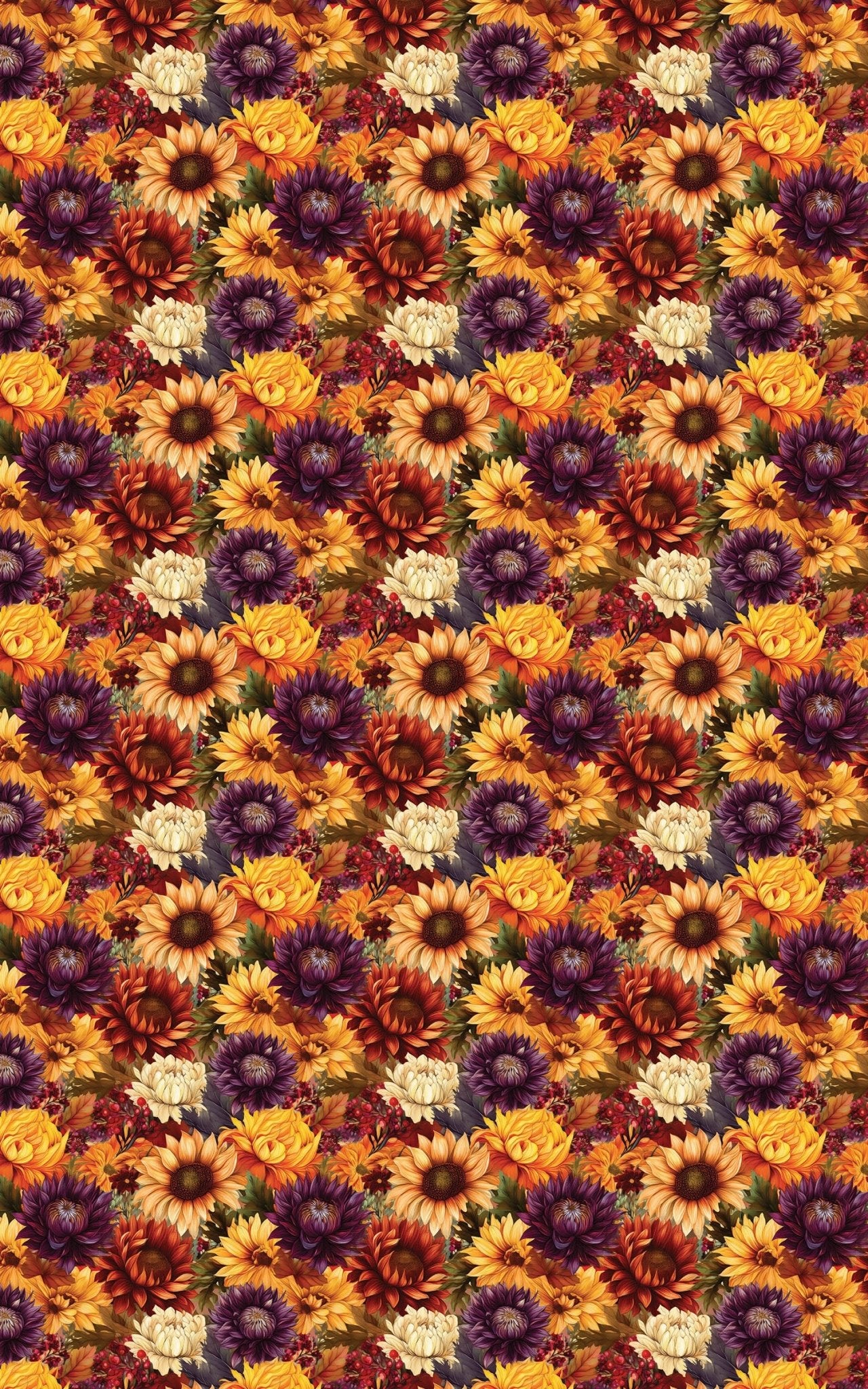Autumn Bouquet - London Penny Gift Wrap