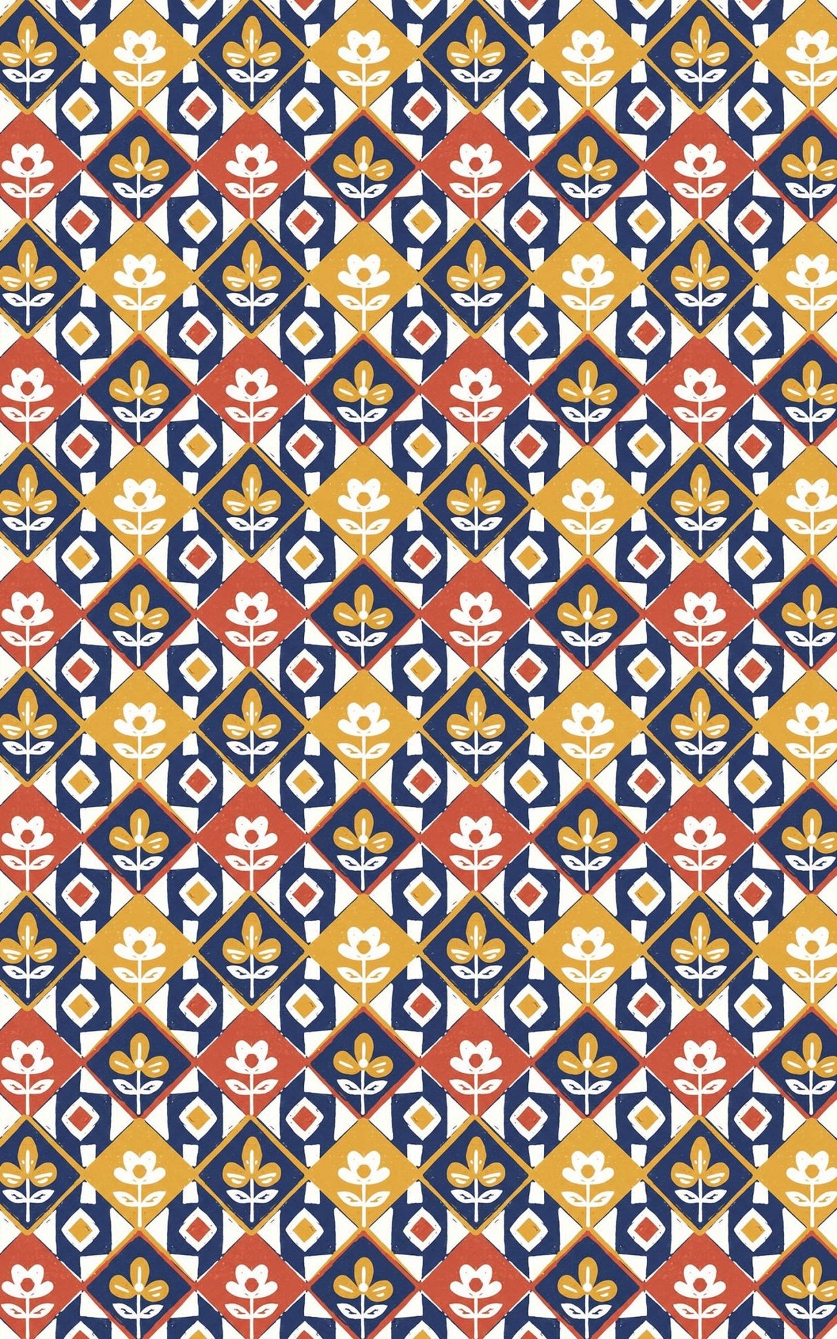 Painterly Petals - London Penny Gift Wrap