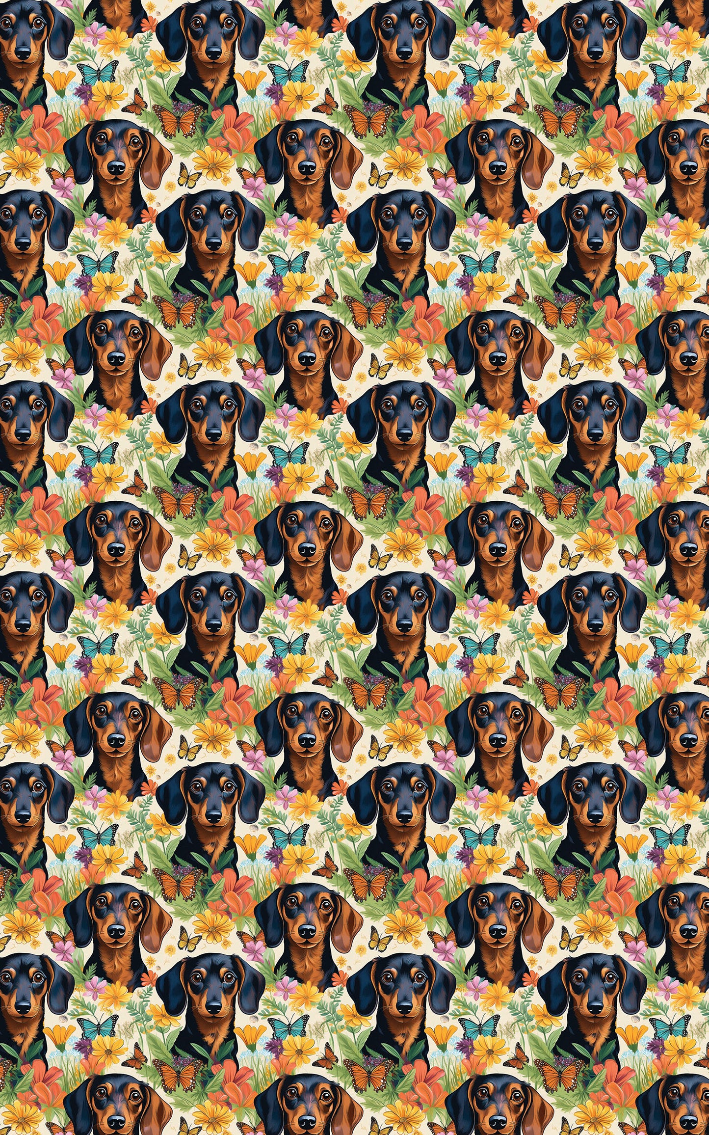 Dachshund Garden Party
