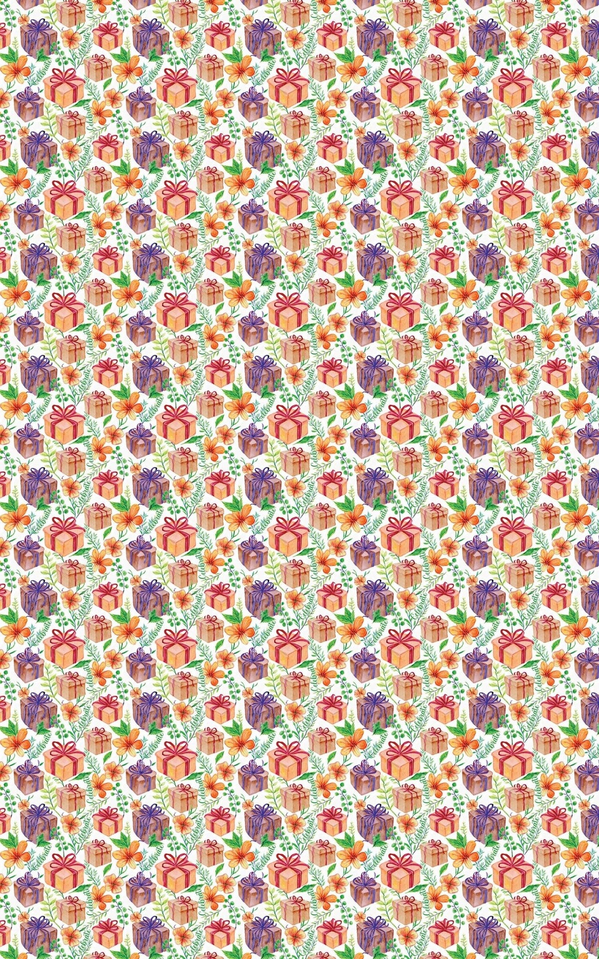 Blooms & Celebration - London Penny Gift Wrap