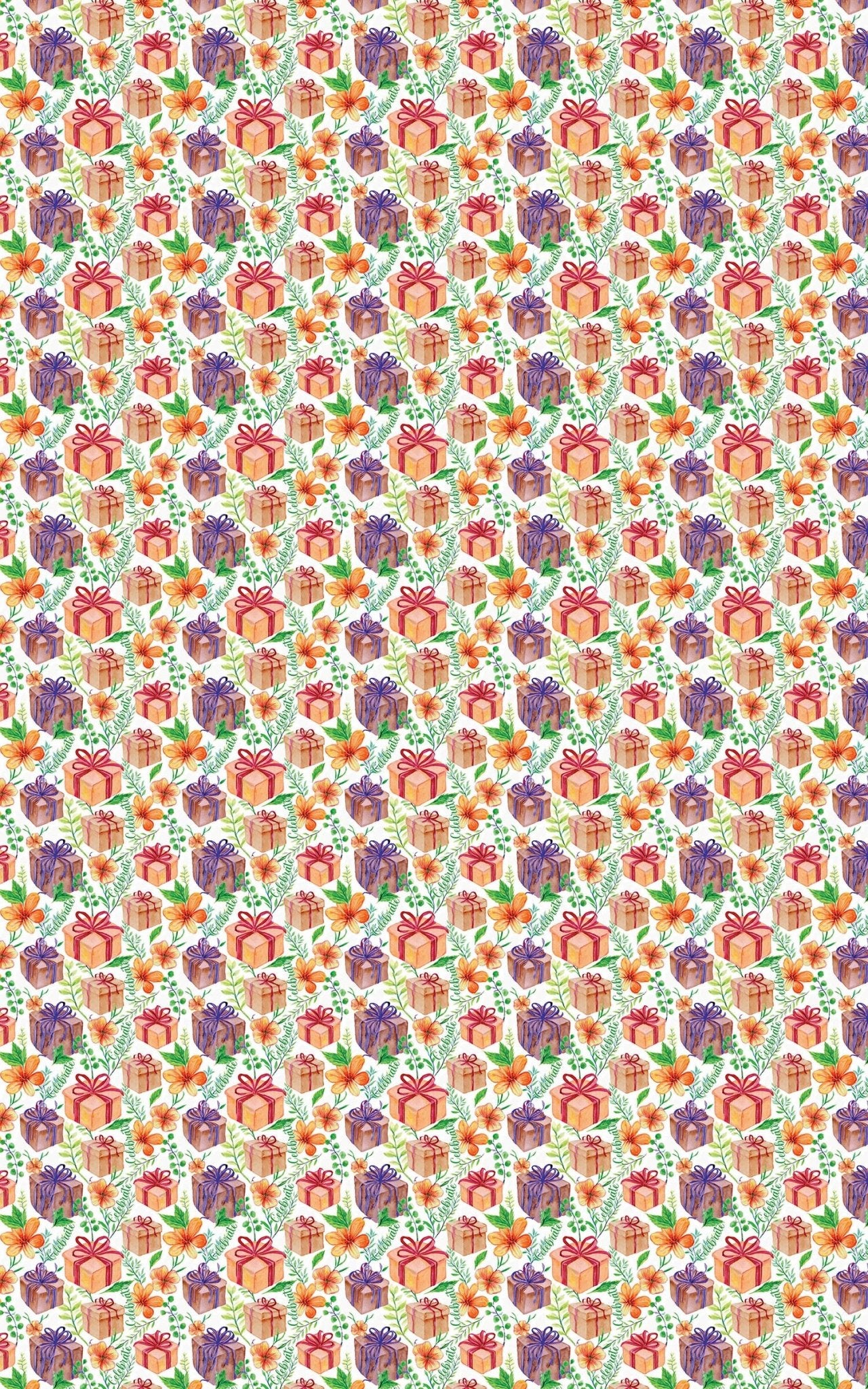 Blooms & Celebration - London Penny Gift Wrap