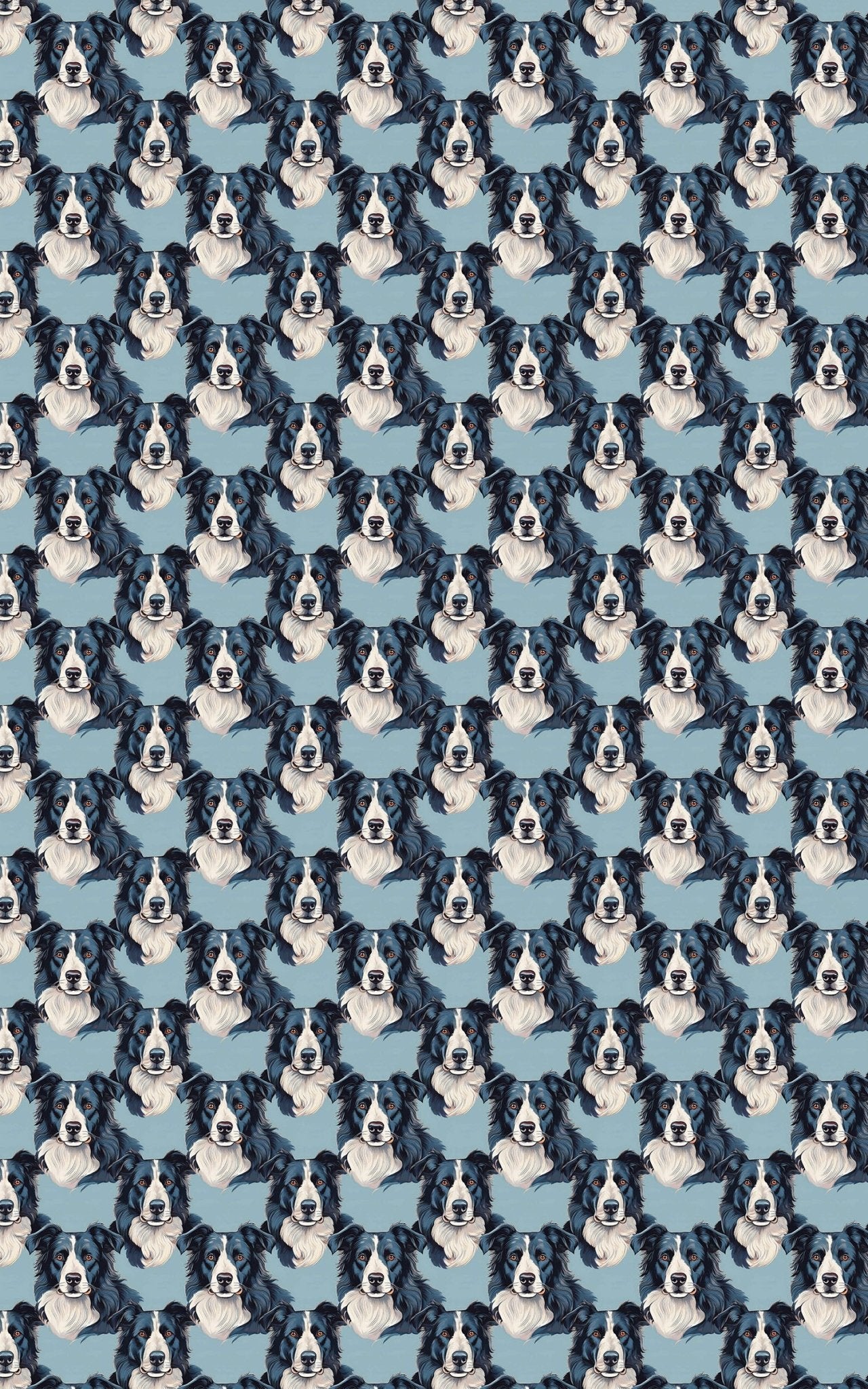 The Border Collie Look - London Penny Gift Wrap