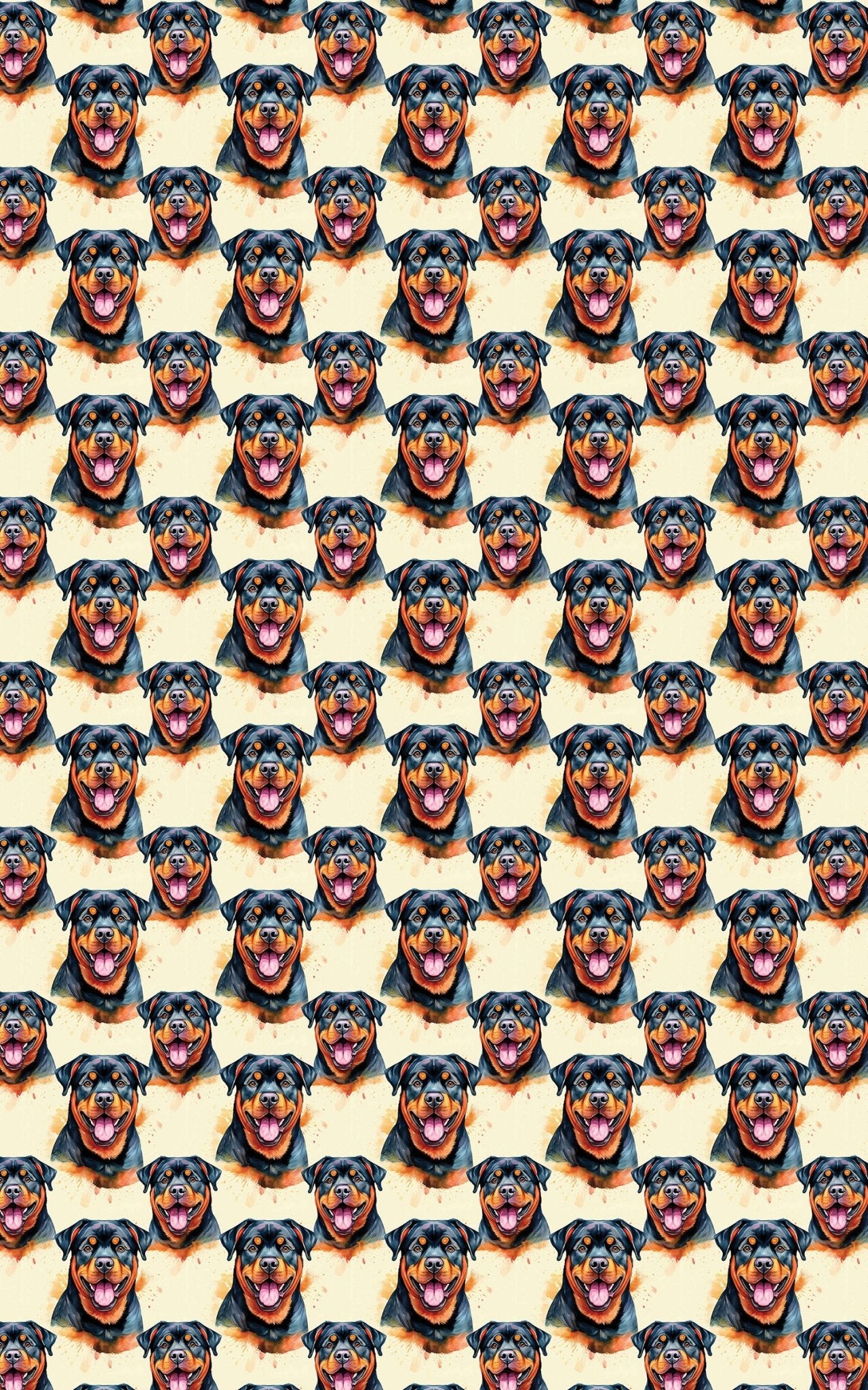 Rottweiler Razzle - London Penny Gift Wrap