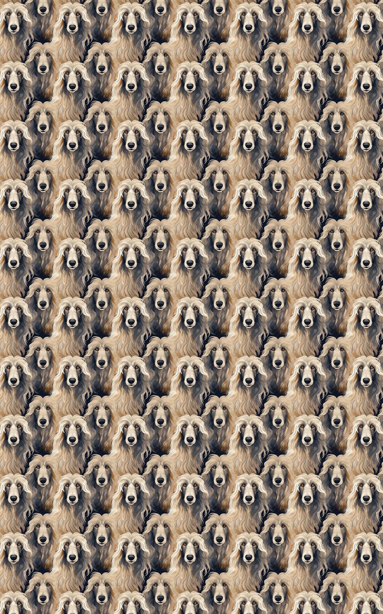 Afghan Hound Serenity - London Penny Gift Wrap