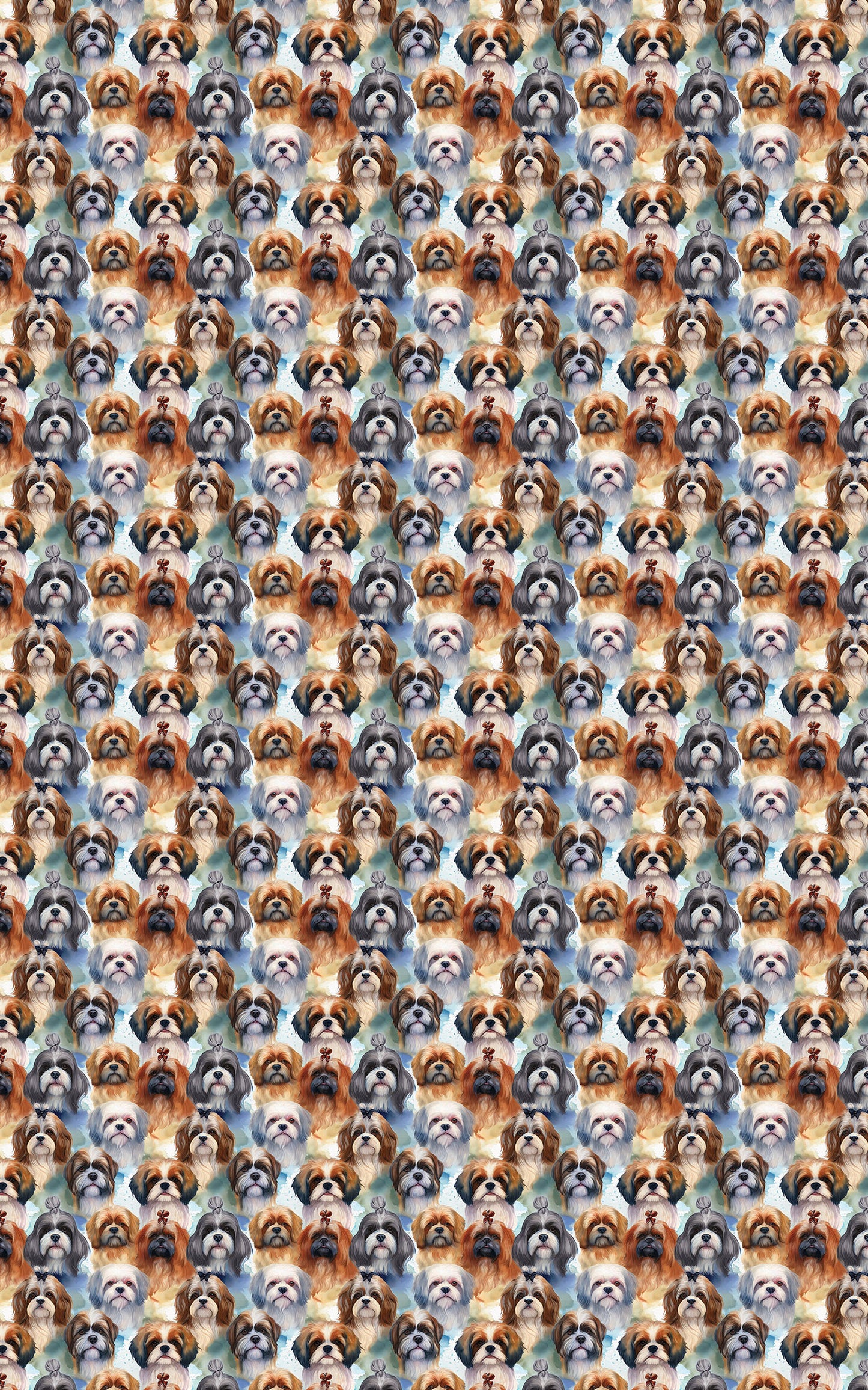 Festive Shih Tzu Frolic