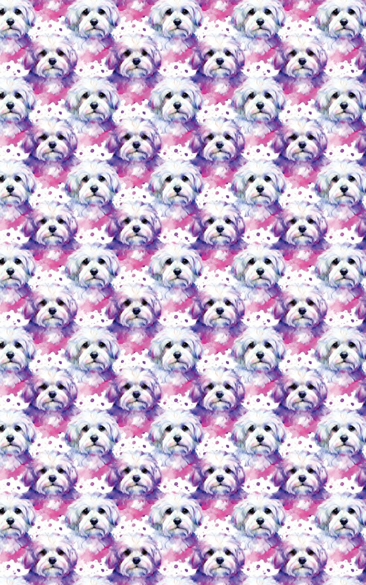 Minimal Maltese - London Penny Gift Wrap