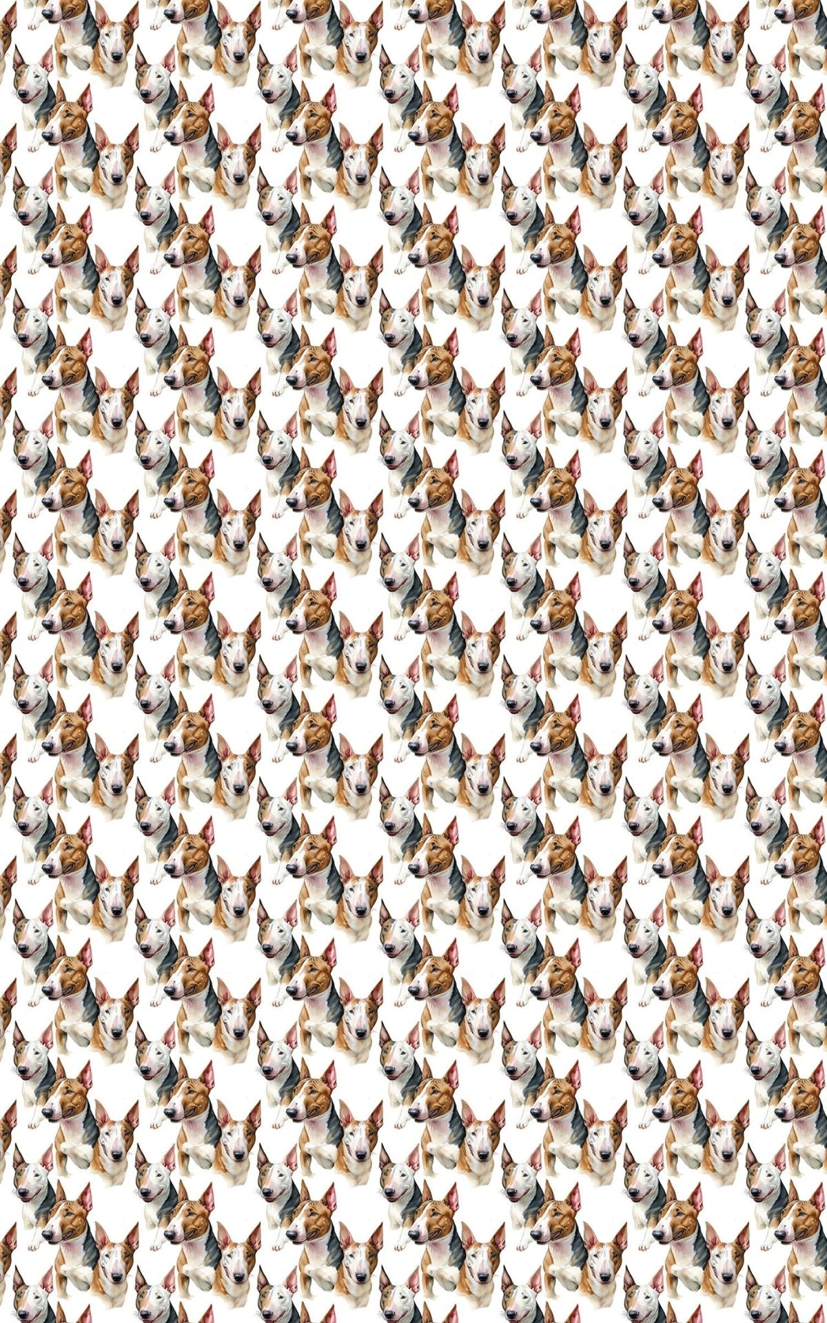 Bull Terrier Charm - London Penny Gift Wrap