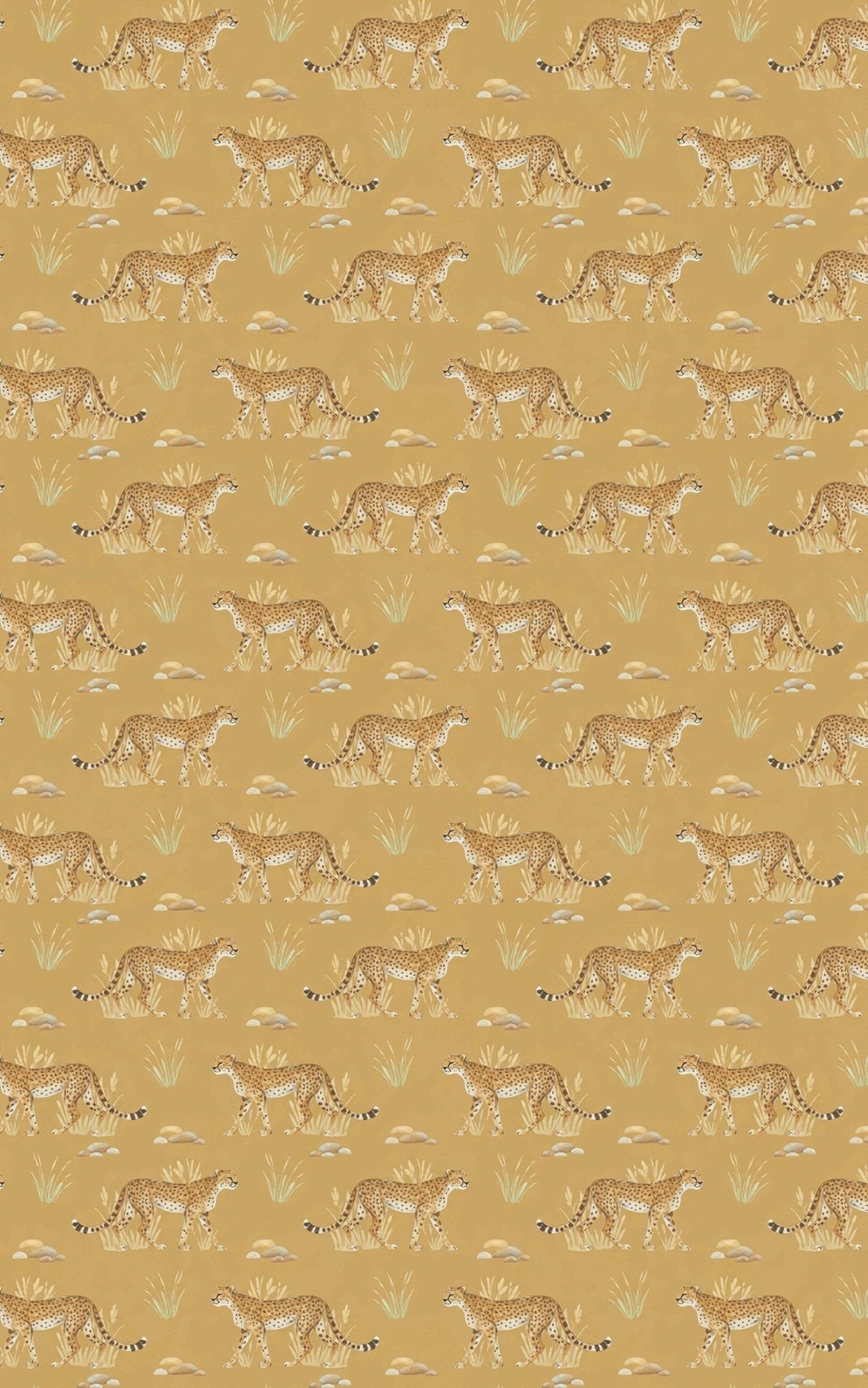 Safari Stroll: Cheetah - London Penny Gift Wrap