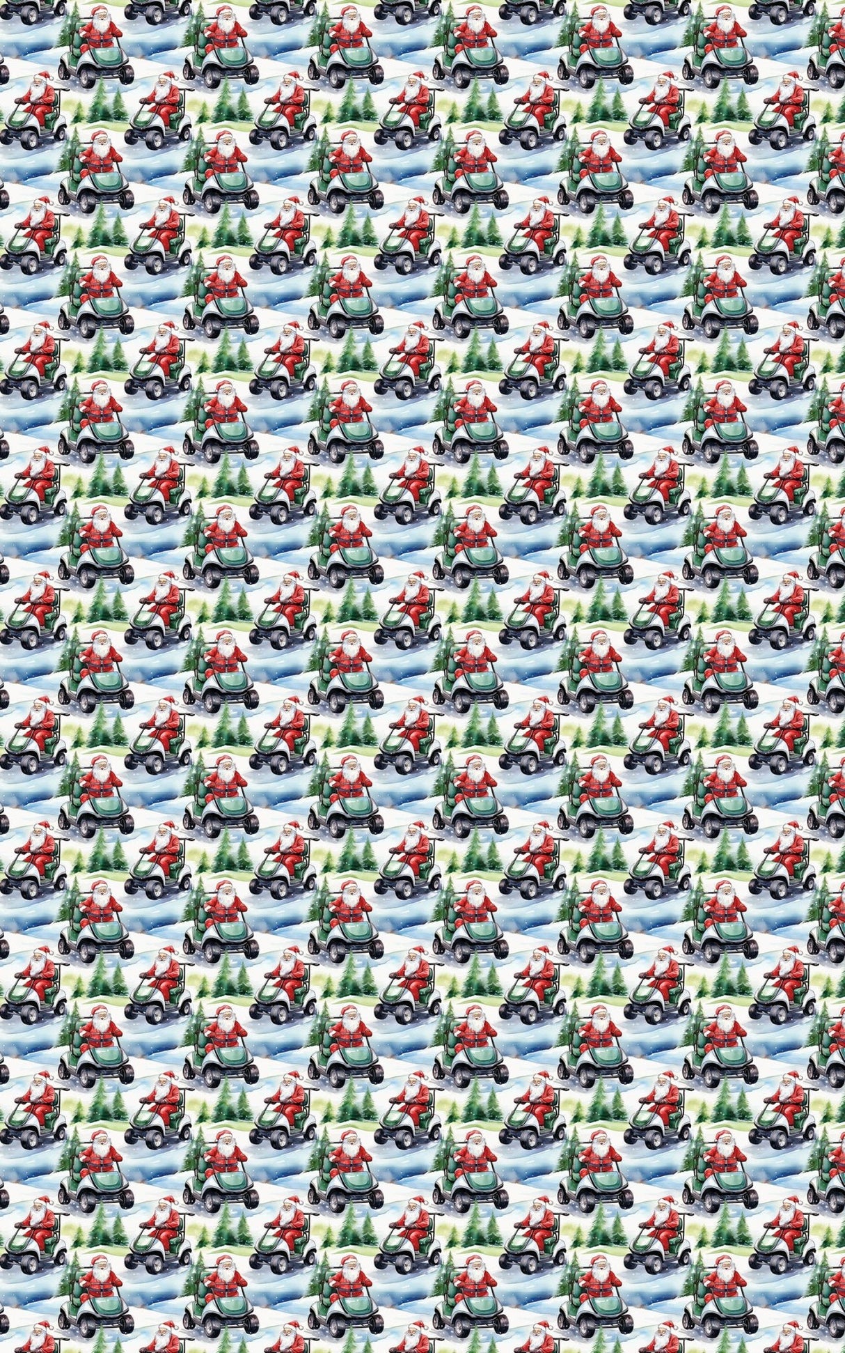Snow on the Fairway - London Penny Gift Wrap