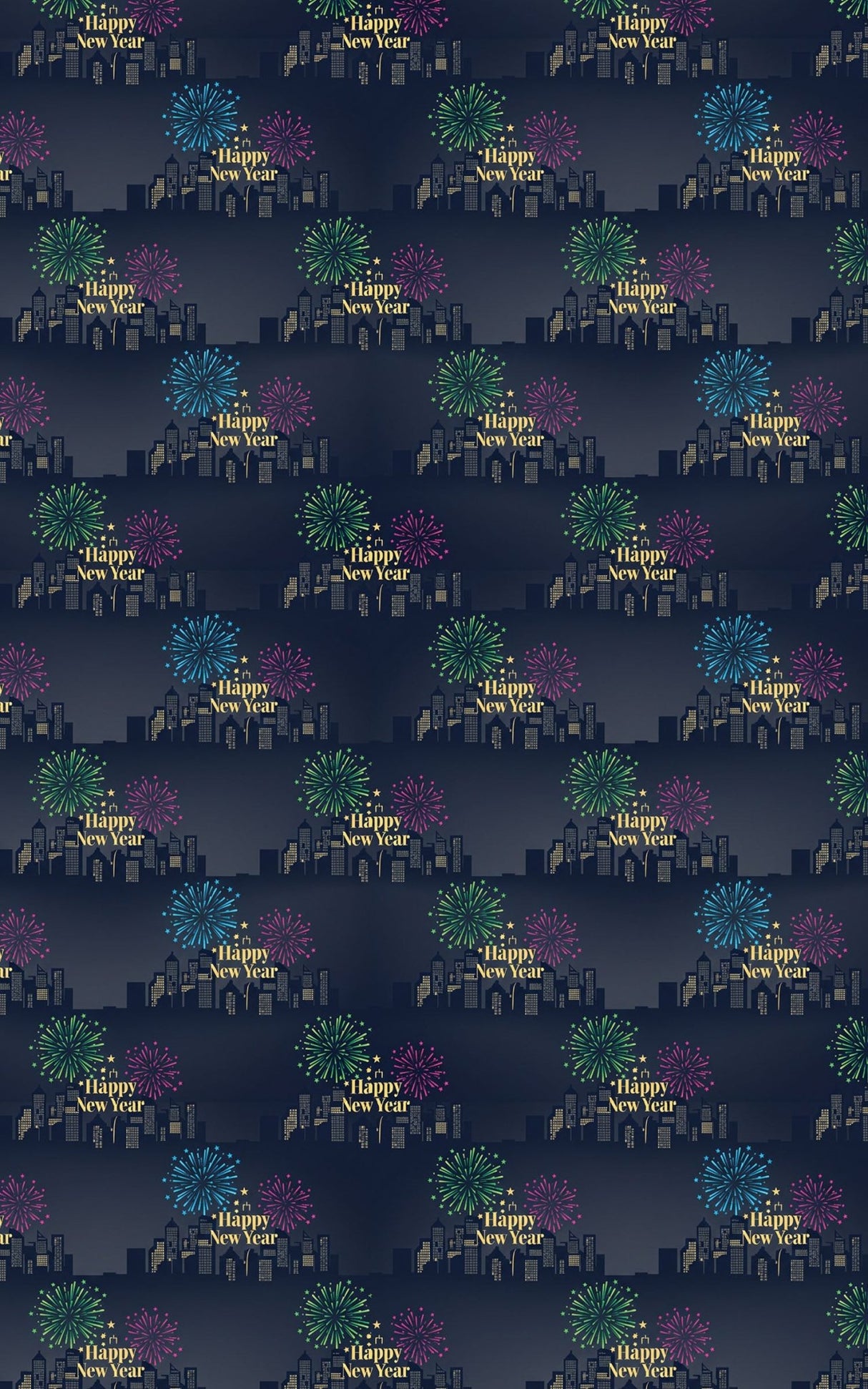 Midnight New Year Magic - London Penny Gift Wrap