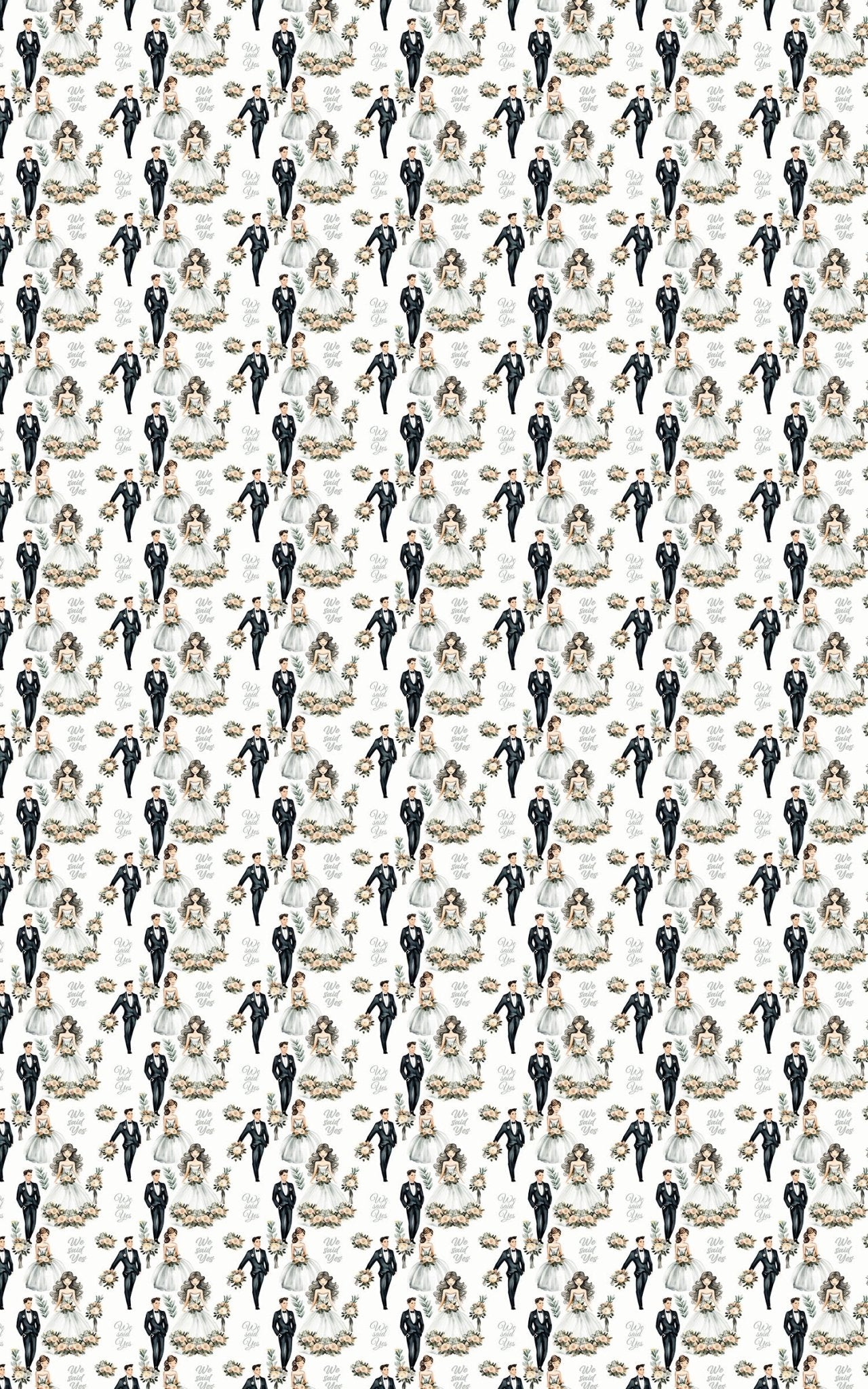We Said Yes - London Penny Gift Wrap