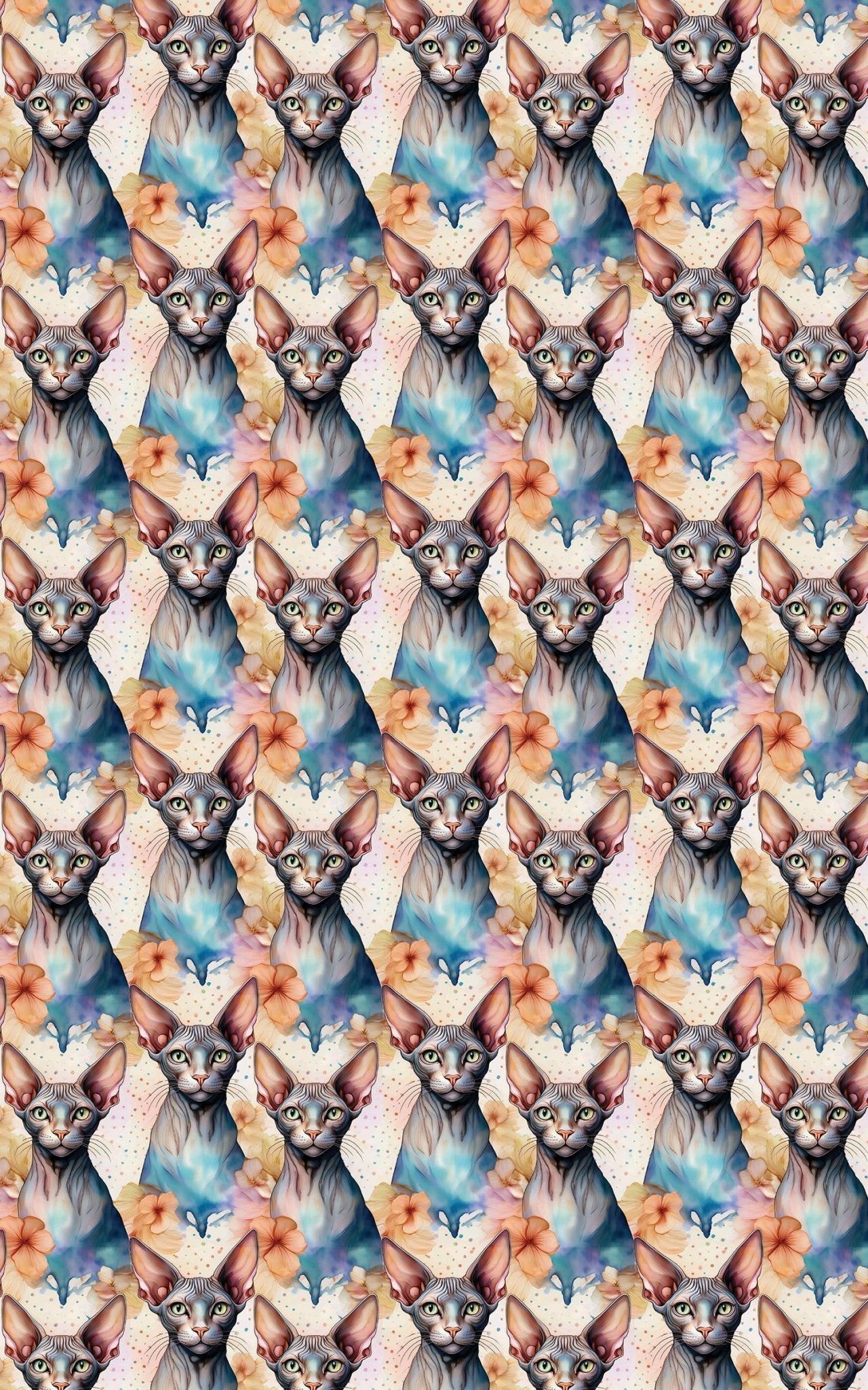 Meowdern Sphynx - London Penny Gift Wrap