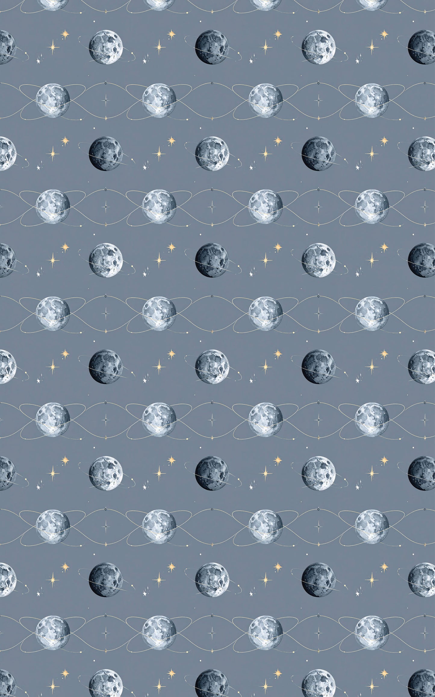 Orbiting Moonlight Wrapping Paper