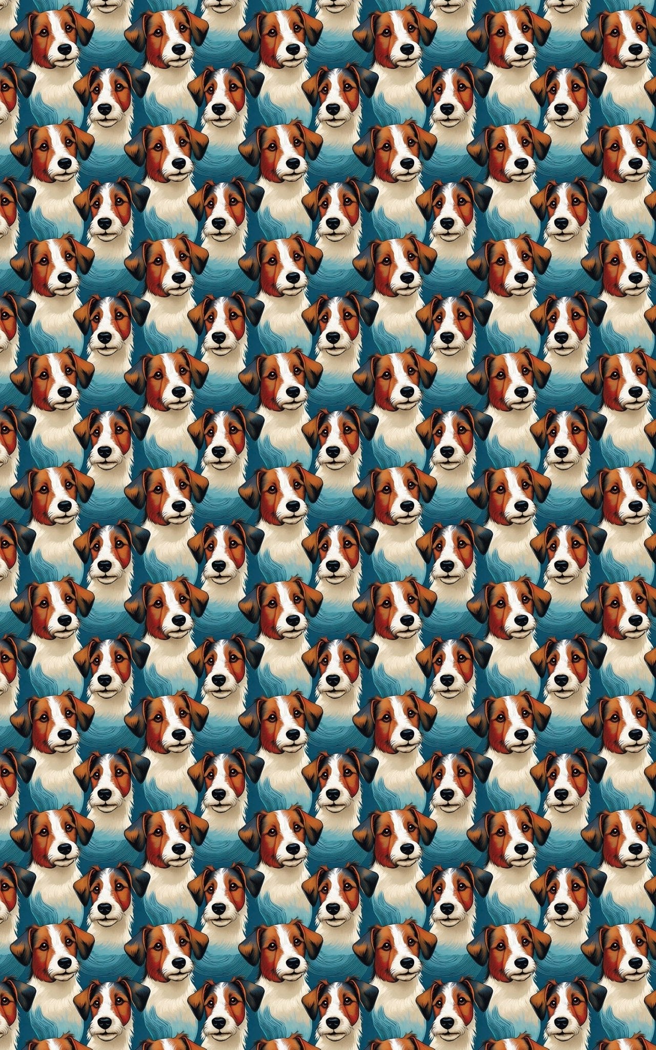 Jack Russell Terrier Tenacity - London Penny Gift Wrap