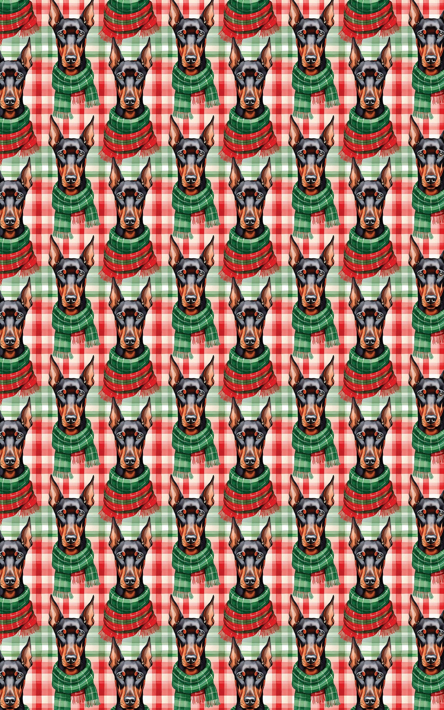Doberman Plaid Parade