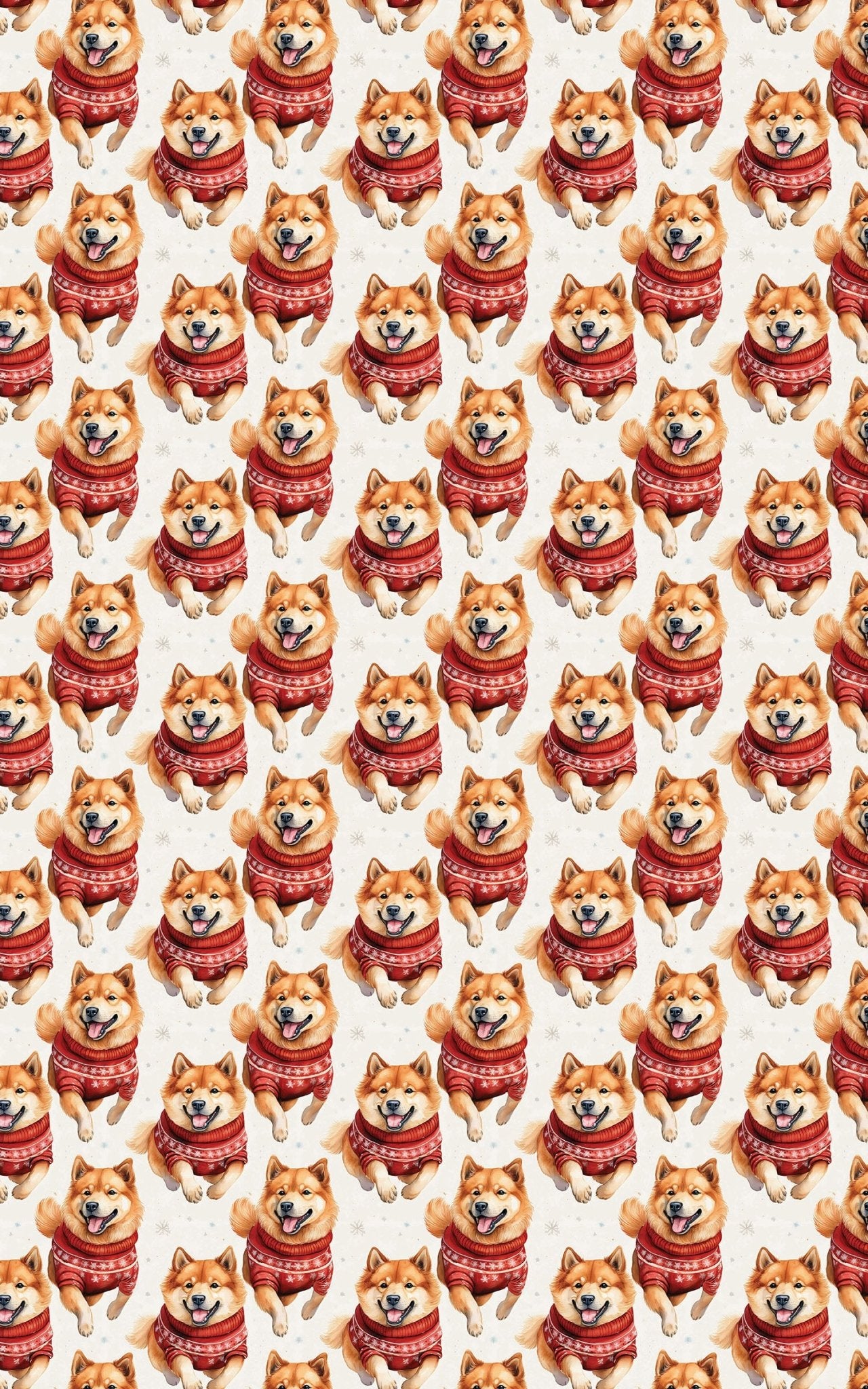 Sweater Run Shiba - London Penny Gift Wrap
