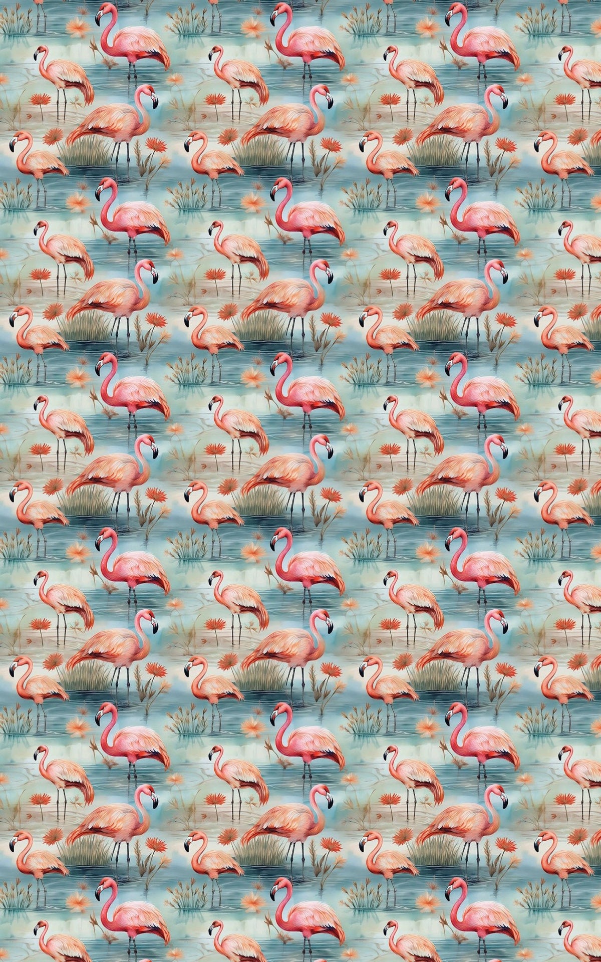 Safari Stroll: Flamingo - London Penny Gift Wrap