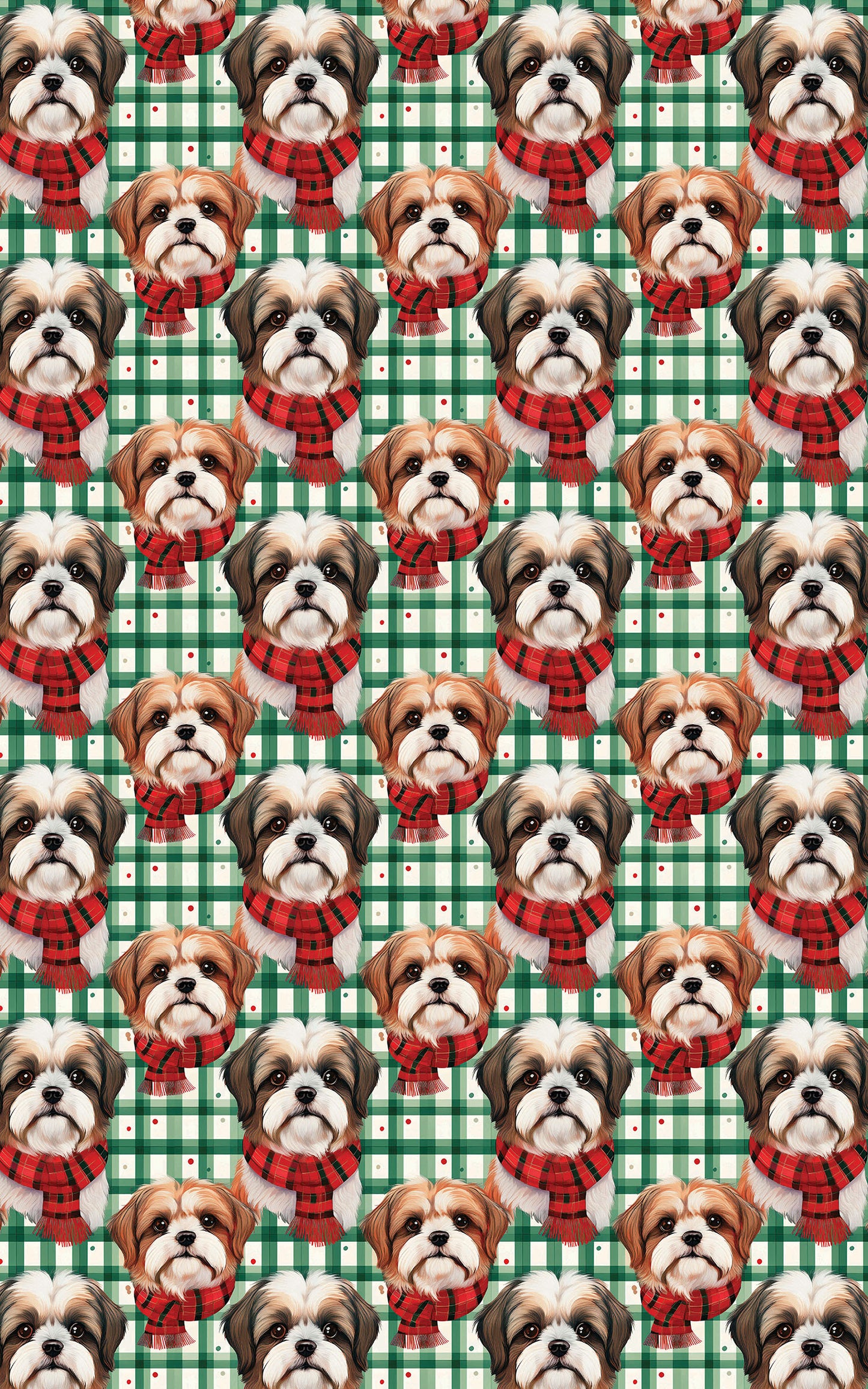 Shih Tzu Plaid Parade