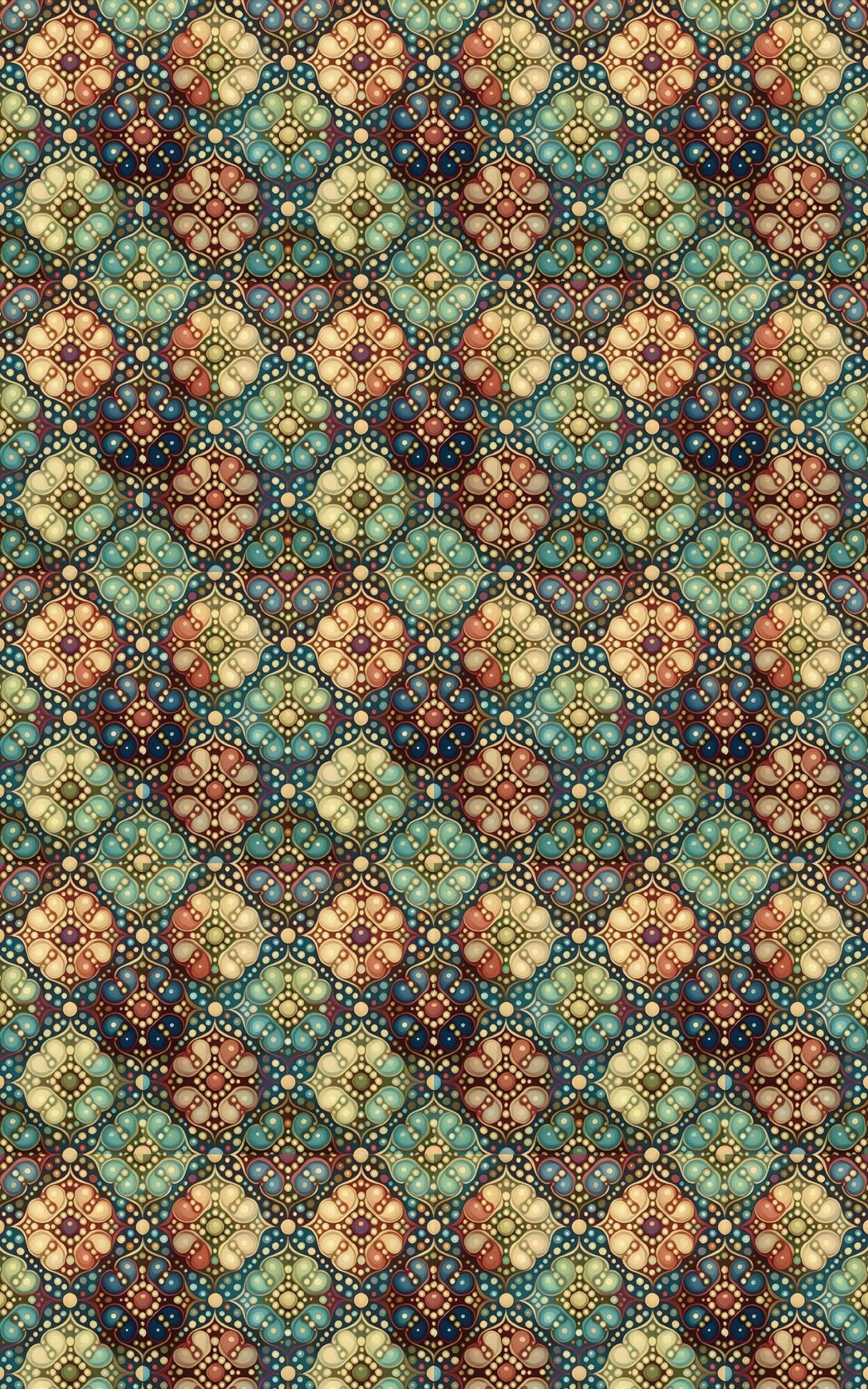 Gemstone Mosaic - London Penny Gift Wrap