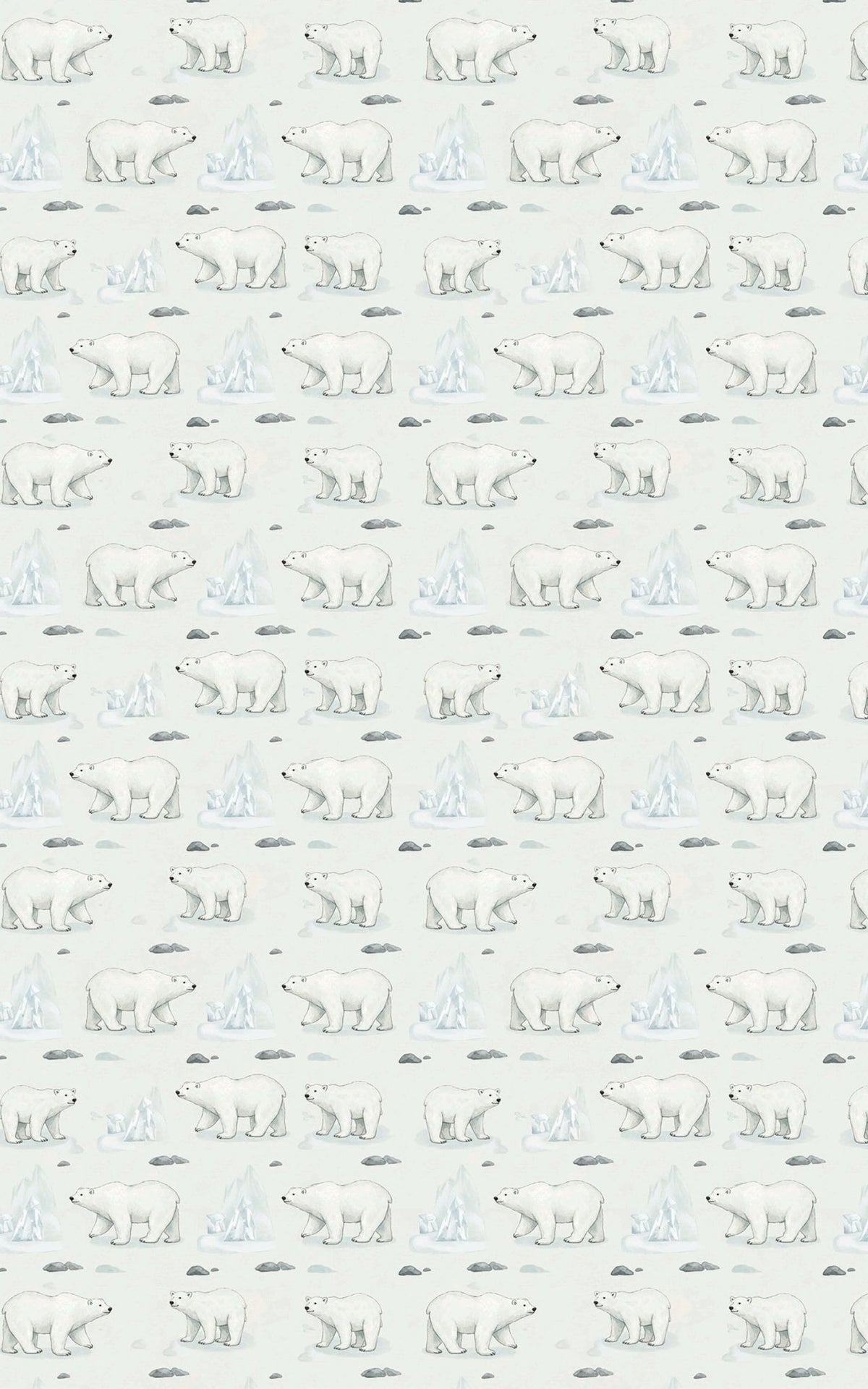 Safari Stroll: Polar Bear - London Penny Gift Wrap