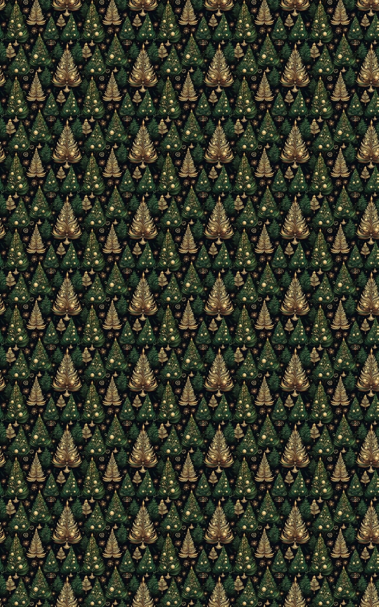 Enchanted Christmas Grove - London Penny Gift Wrap