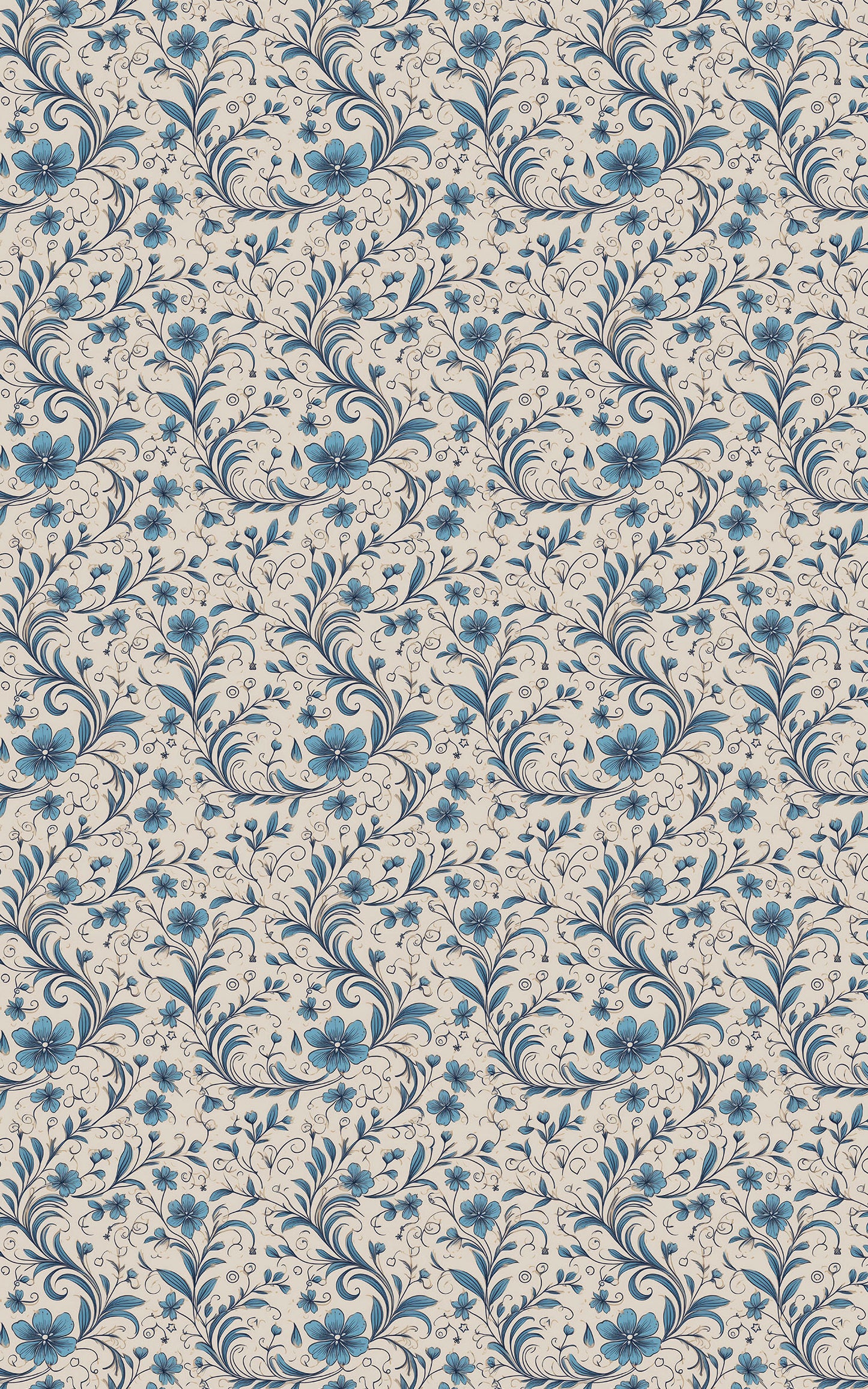 Something Blue Toile