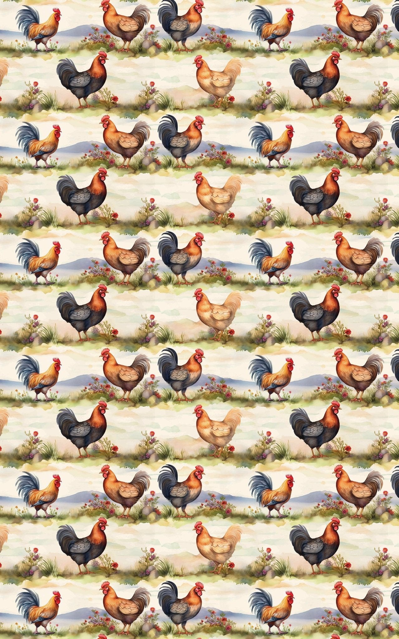 Cluck & Charm - London Penny Gift Wrap