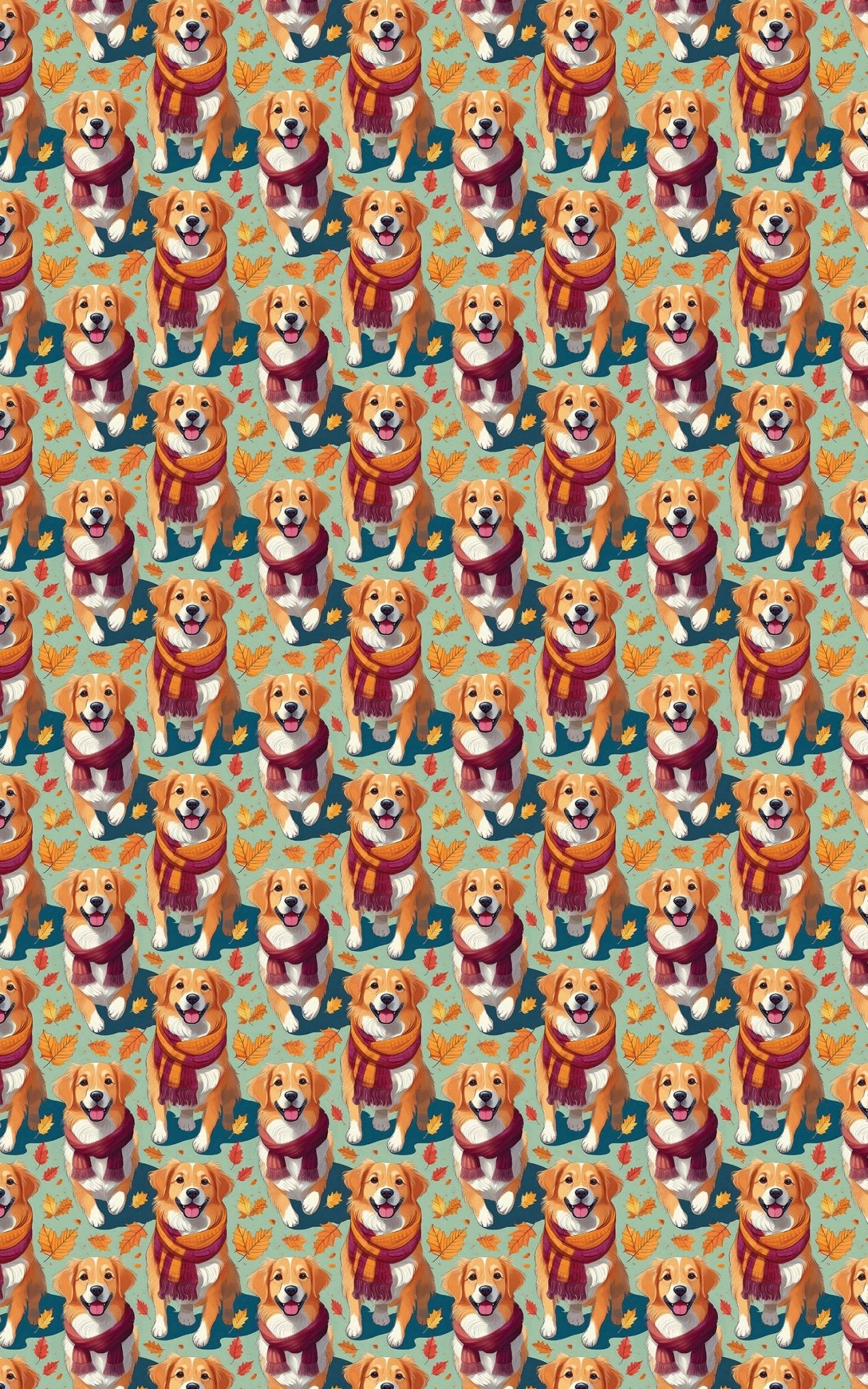 Crisp Golden Walk - London Penny Gift Wrap
