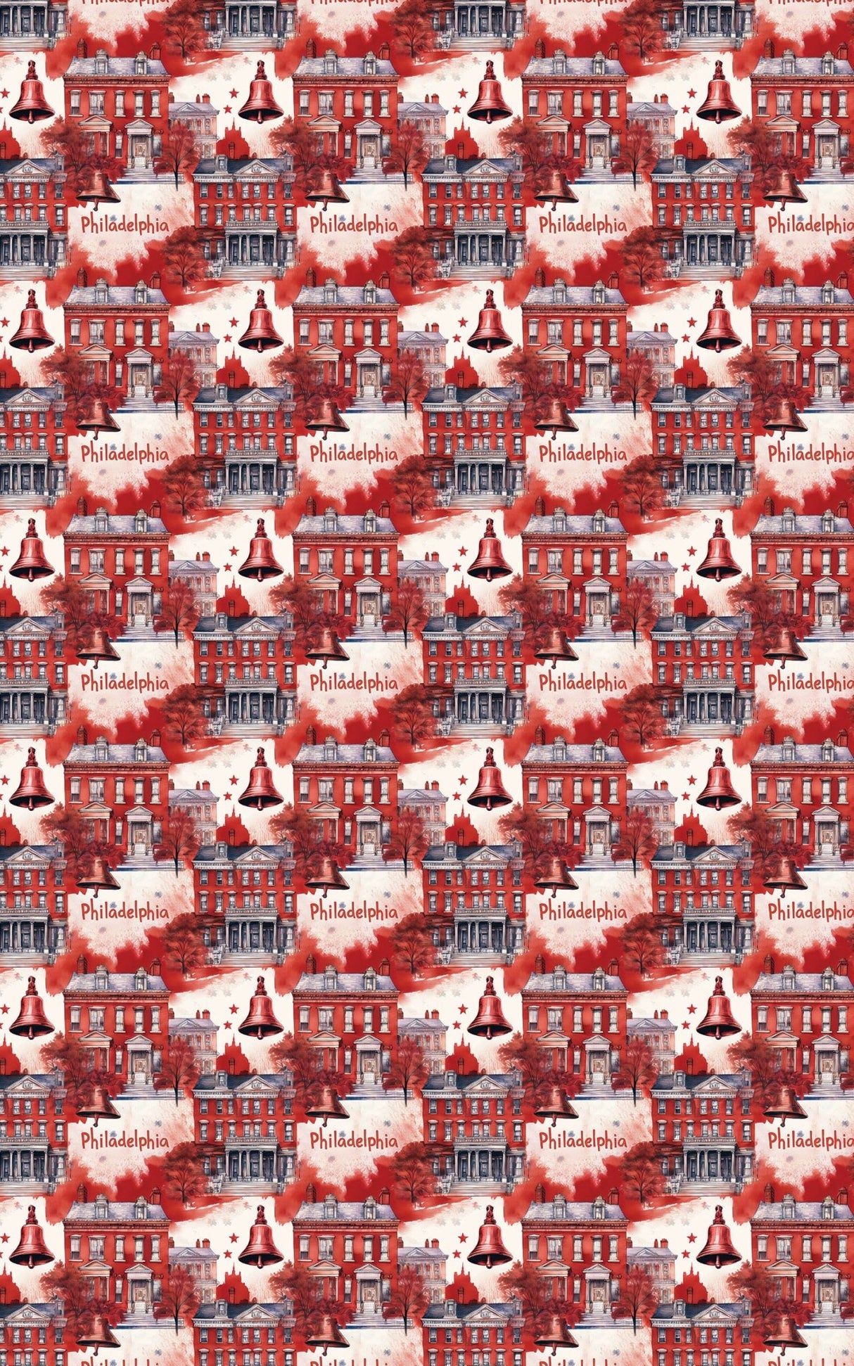 Philadelphia – Historic & Artistic Wrapping Paper - London Penny Gift Wrap