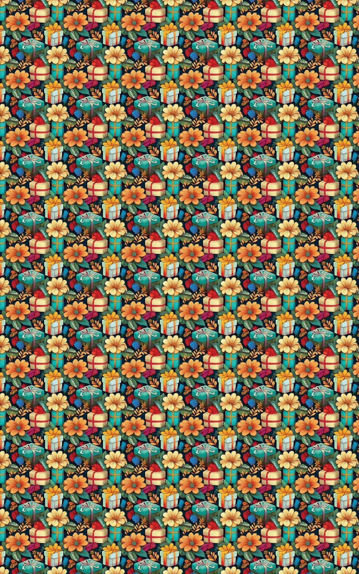 Moments Made Bloom - London Penny Gift Wrap