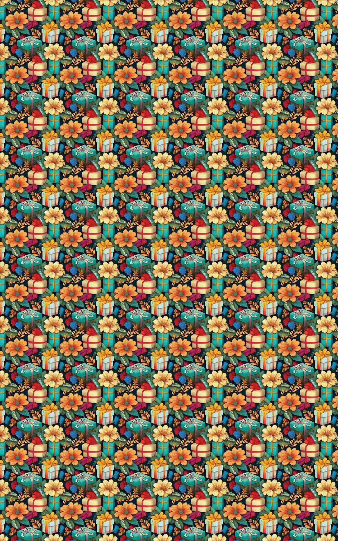 Moments Made Bloom - London Penny Gift Wrap