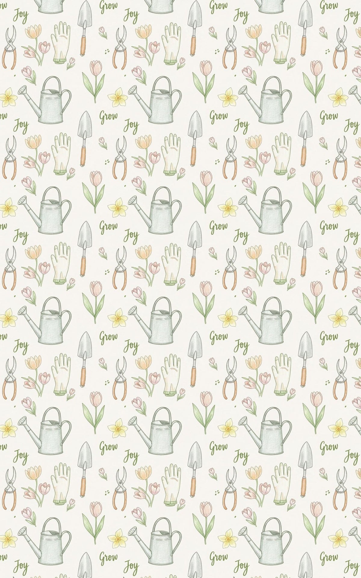 Garden Tools - London Penny Gift Wrap