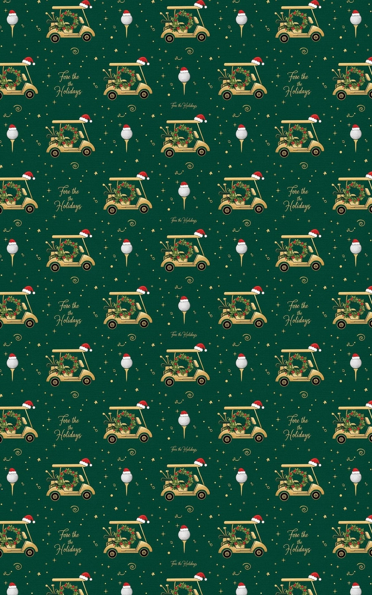 Fairway Festivities - London Penny Gift Wrap