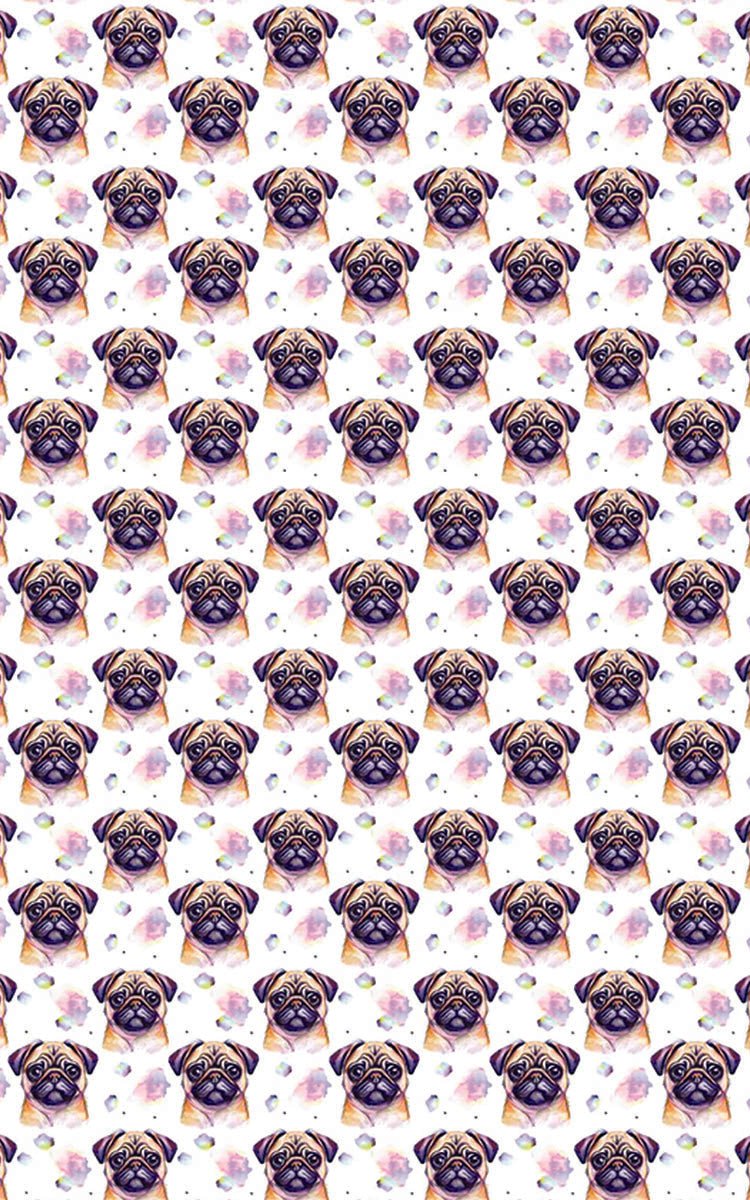 Pugs & Hugs - London Penny Gift Wrap