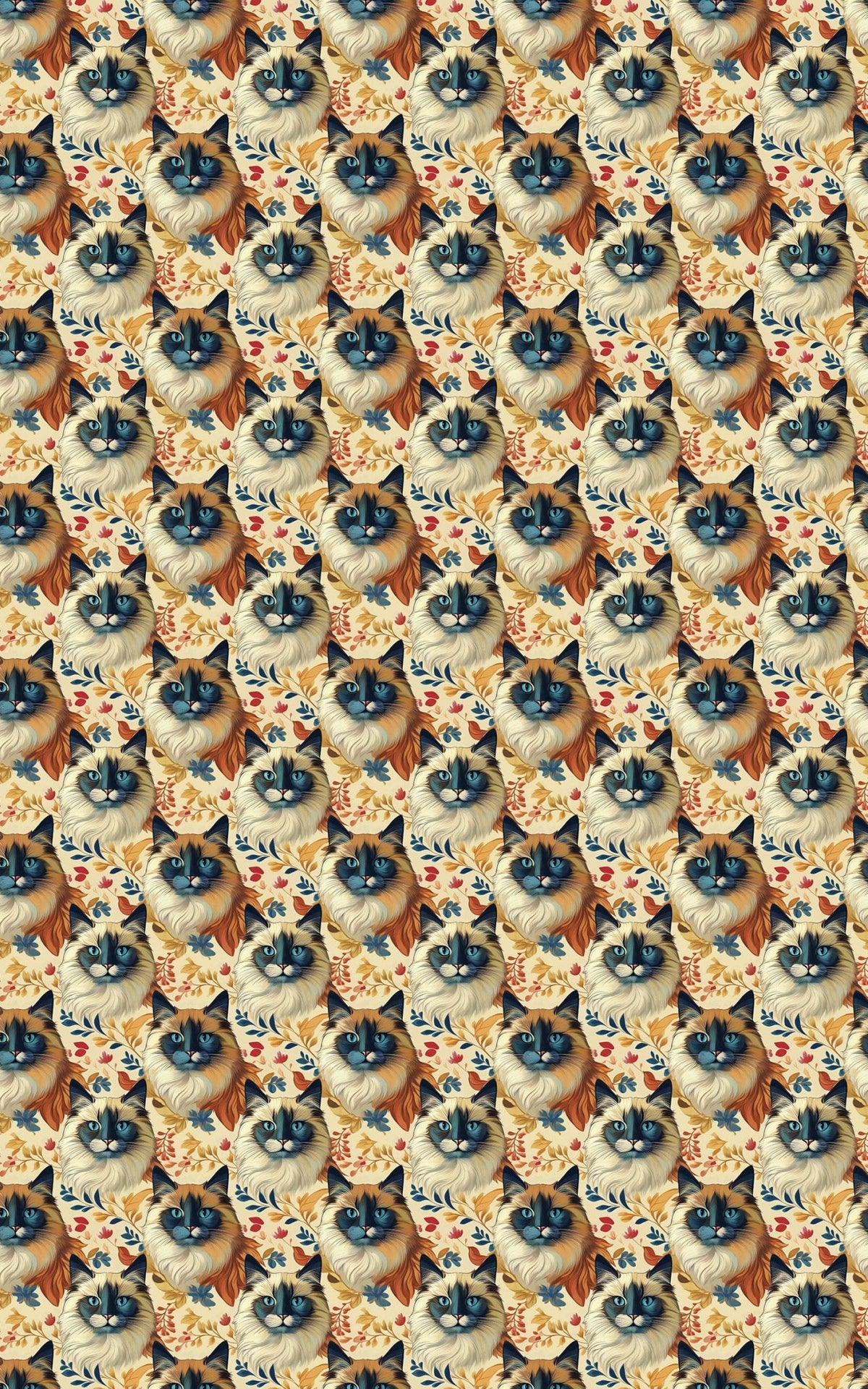 Ragdoll Romp - London Penny Gift Wrap