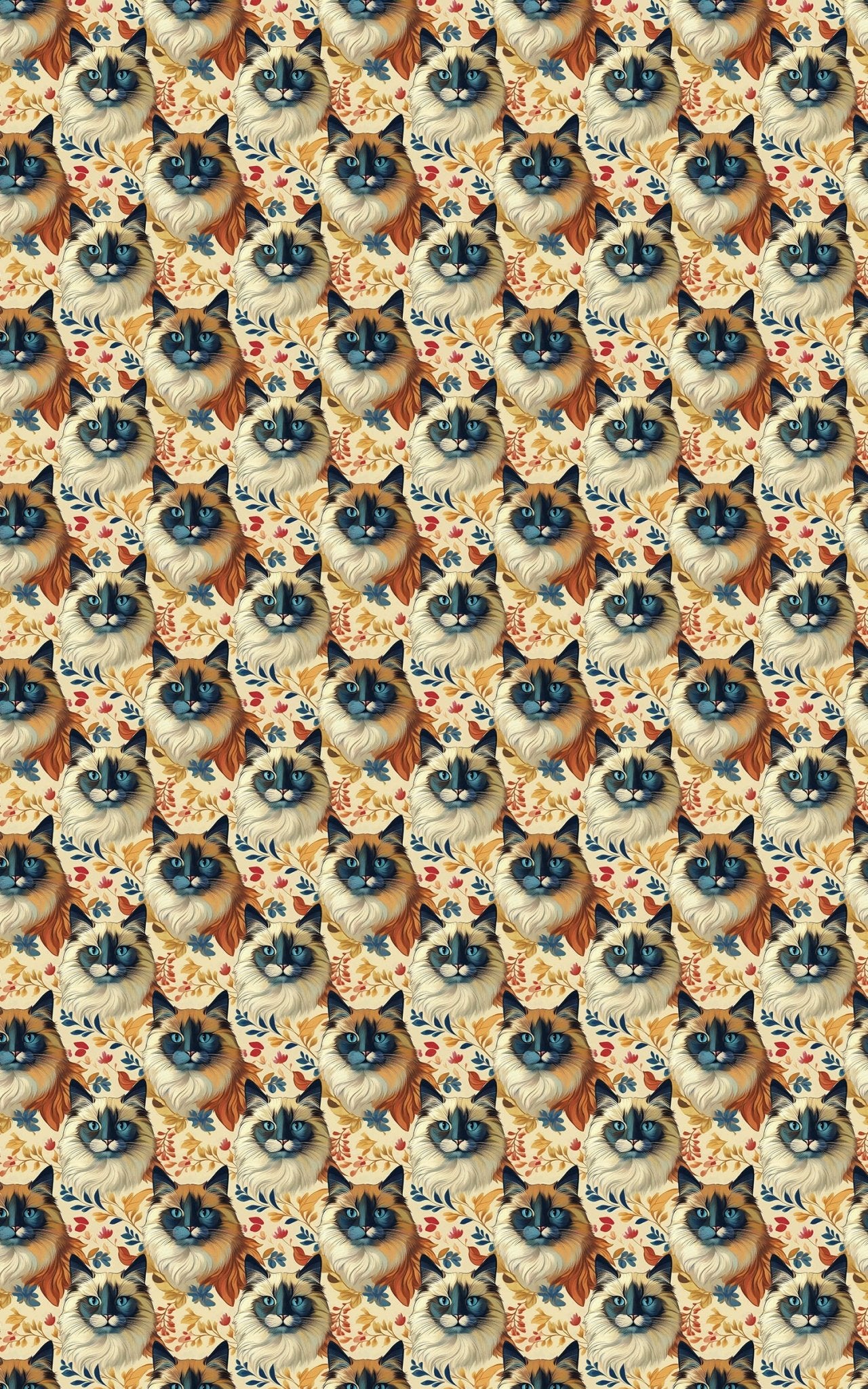 Ragdoll Romp - London Penny Gift Wrap