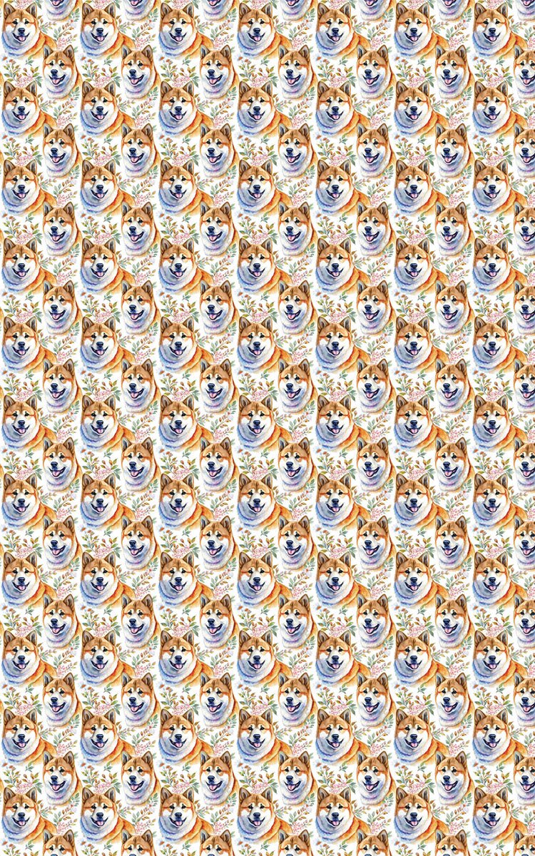 Akita Majesty - London Penny Gift Wrap