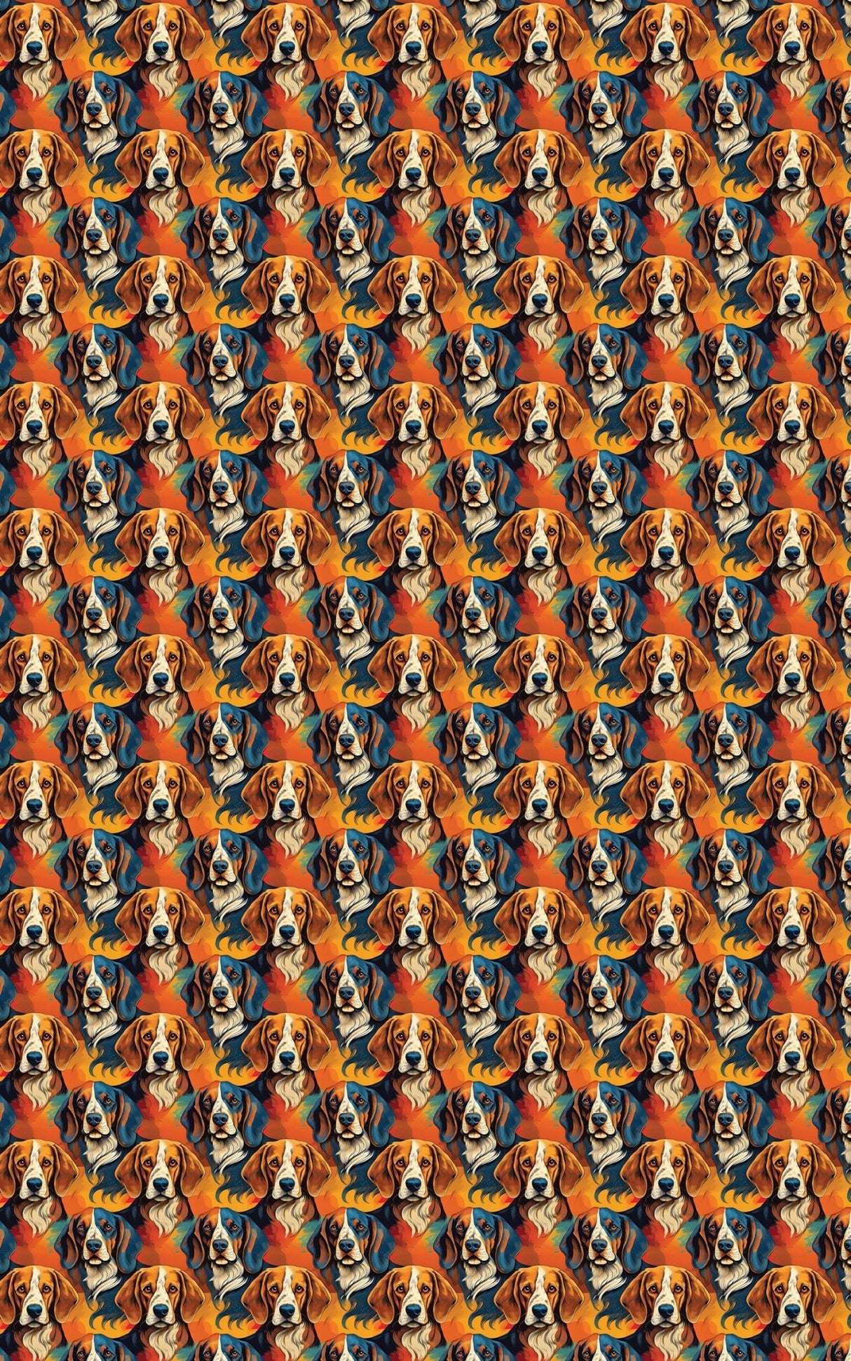 Coonhound Tracks - London Penny Gift Wrap