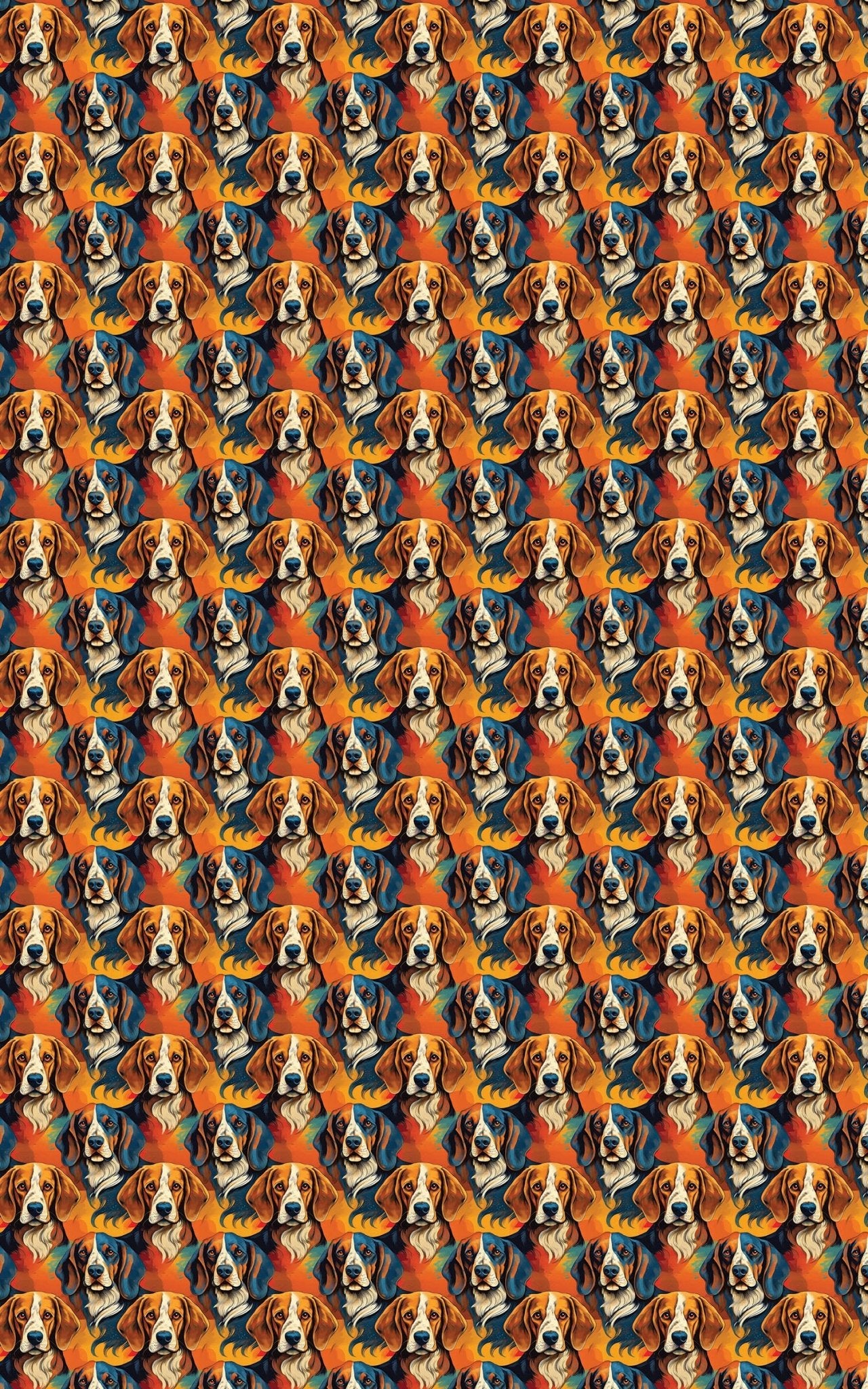 Coonhound Tracks - London Penny Gift Wrap