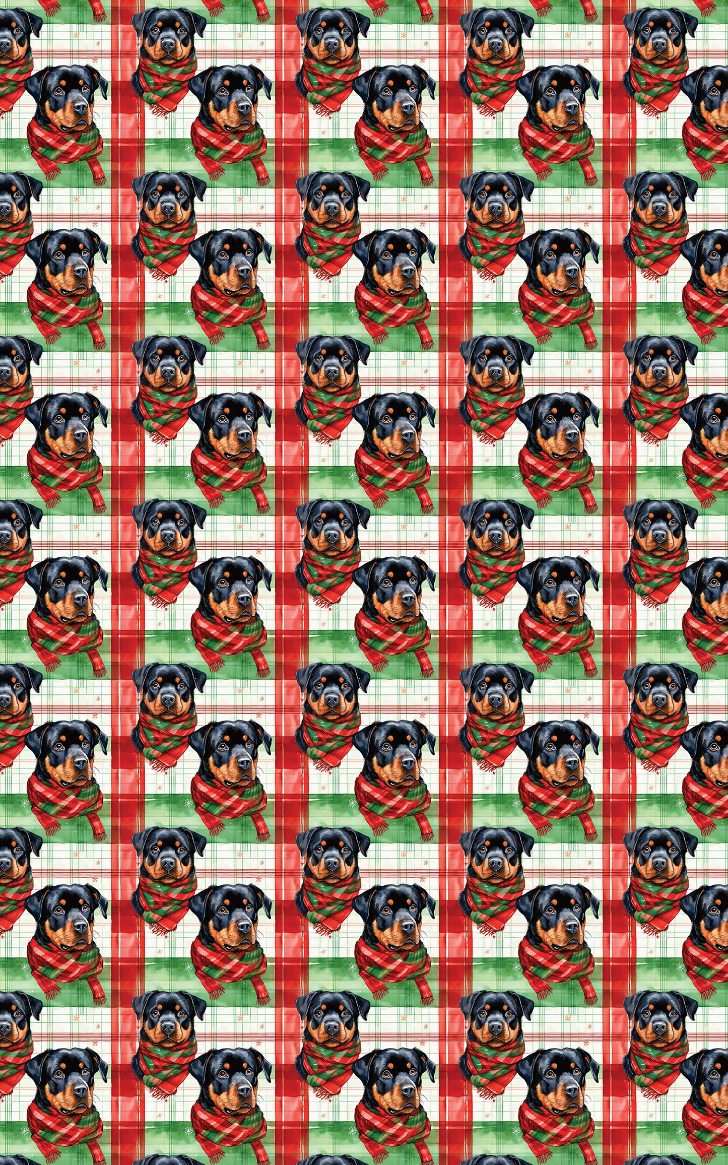 Rottweiler Plaid Parade
