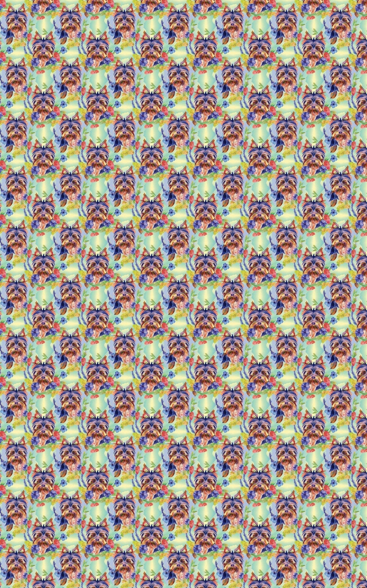 The Yorkie Wiggle - London Penny Gift Wrap